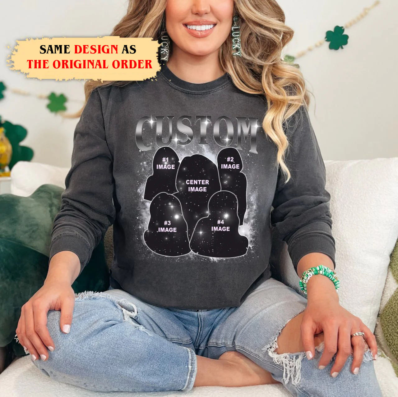 Premium Comfort Colors Long-Sleeve with the Same Design