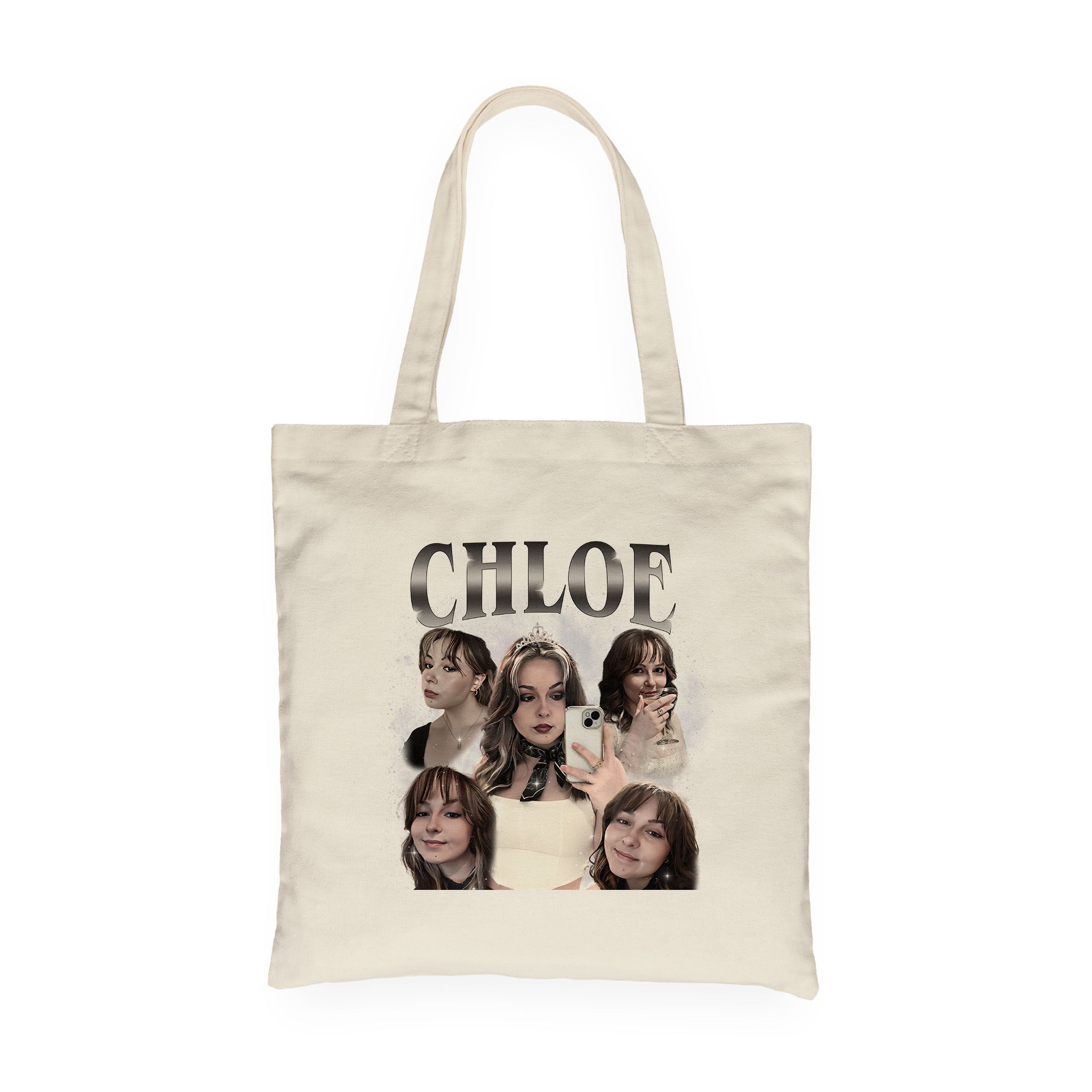 Limited Edition Retro Vintage Custom Canvas Tote Bag