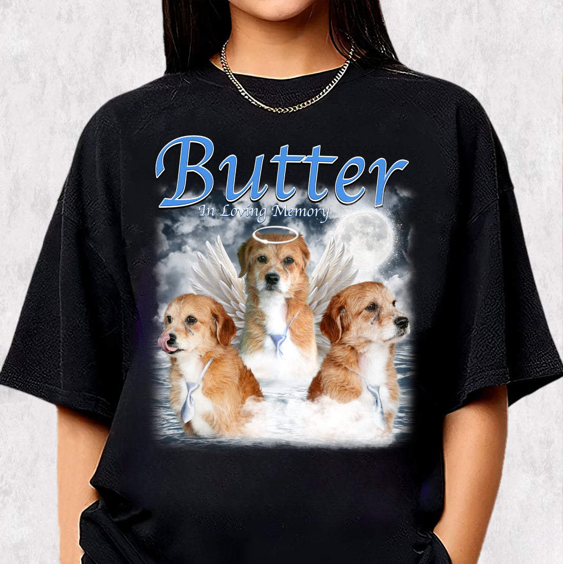 Gone But Not Forgotten – Custom Comfort Colors Dog Tribute Tee
