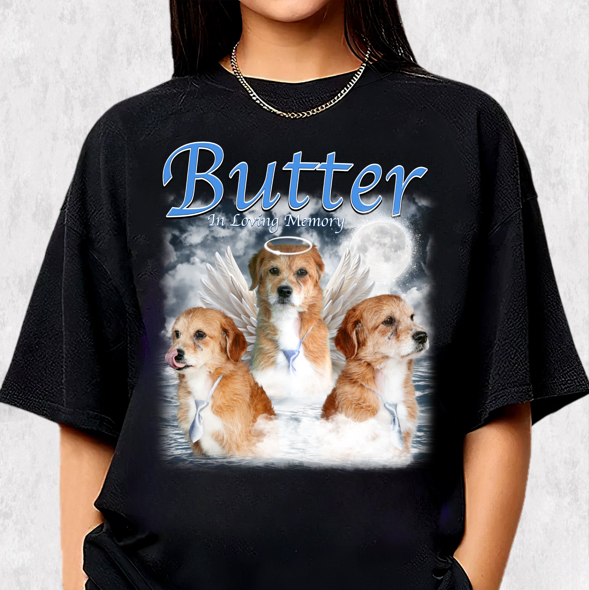 Pet Memorial Shirt – Custom Pet Photo “In Loving Memory” Tee