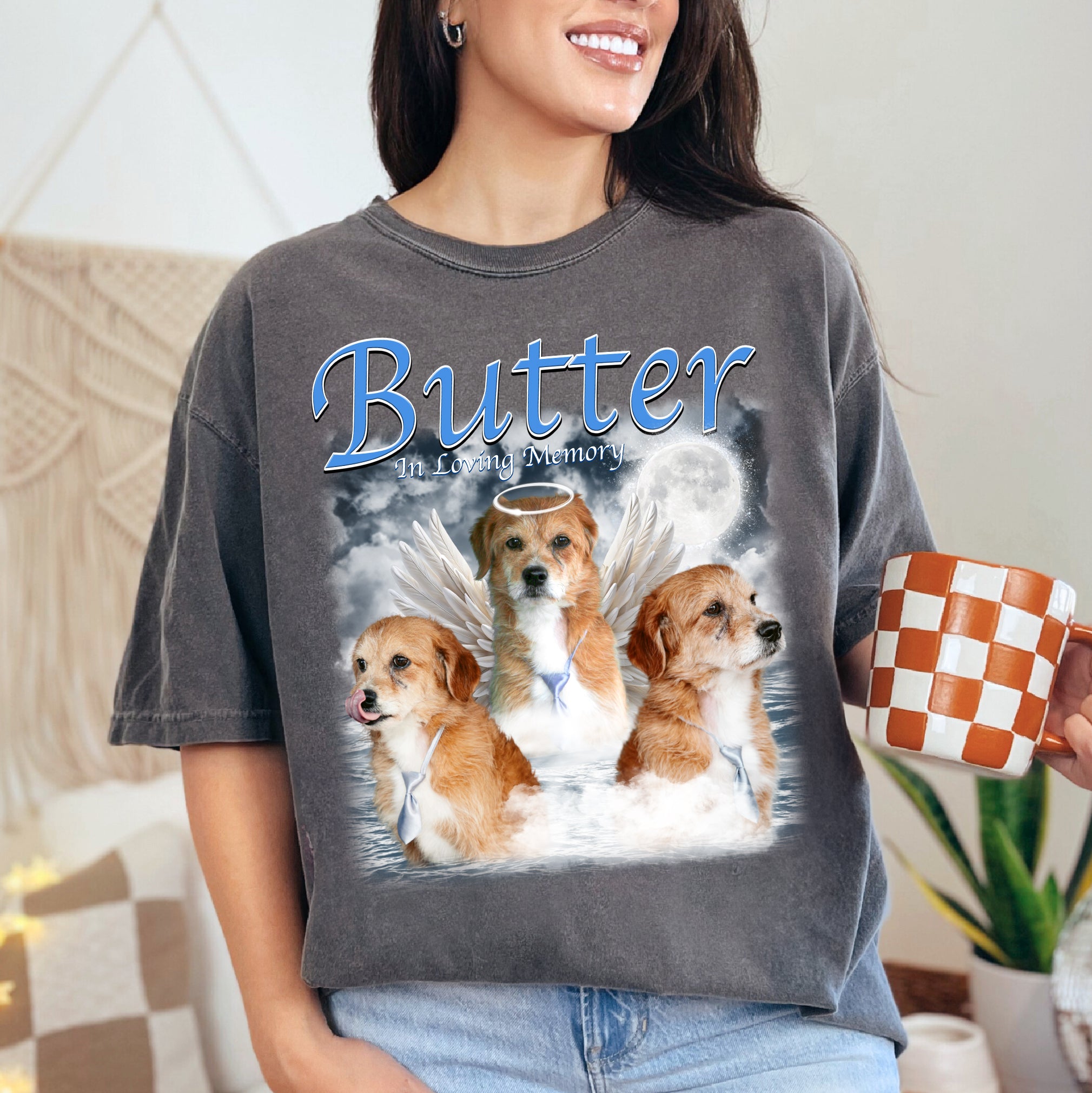 Pet Memorial Shirt – Custom Pet Photo “In Loving Memory” Tee