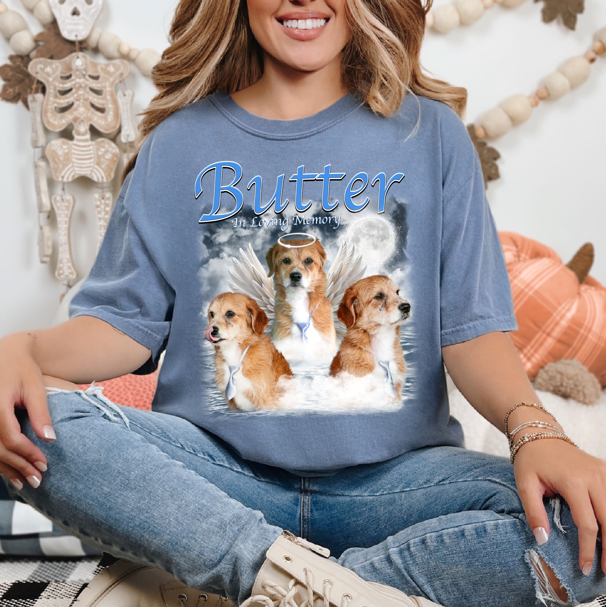 Pet Memorial Shirt – Custom Pet Photo “In Loving Memory” Tee