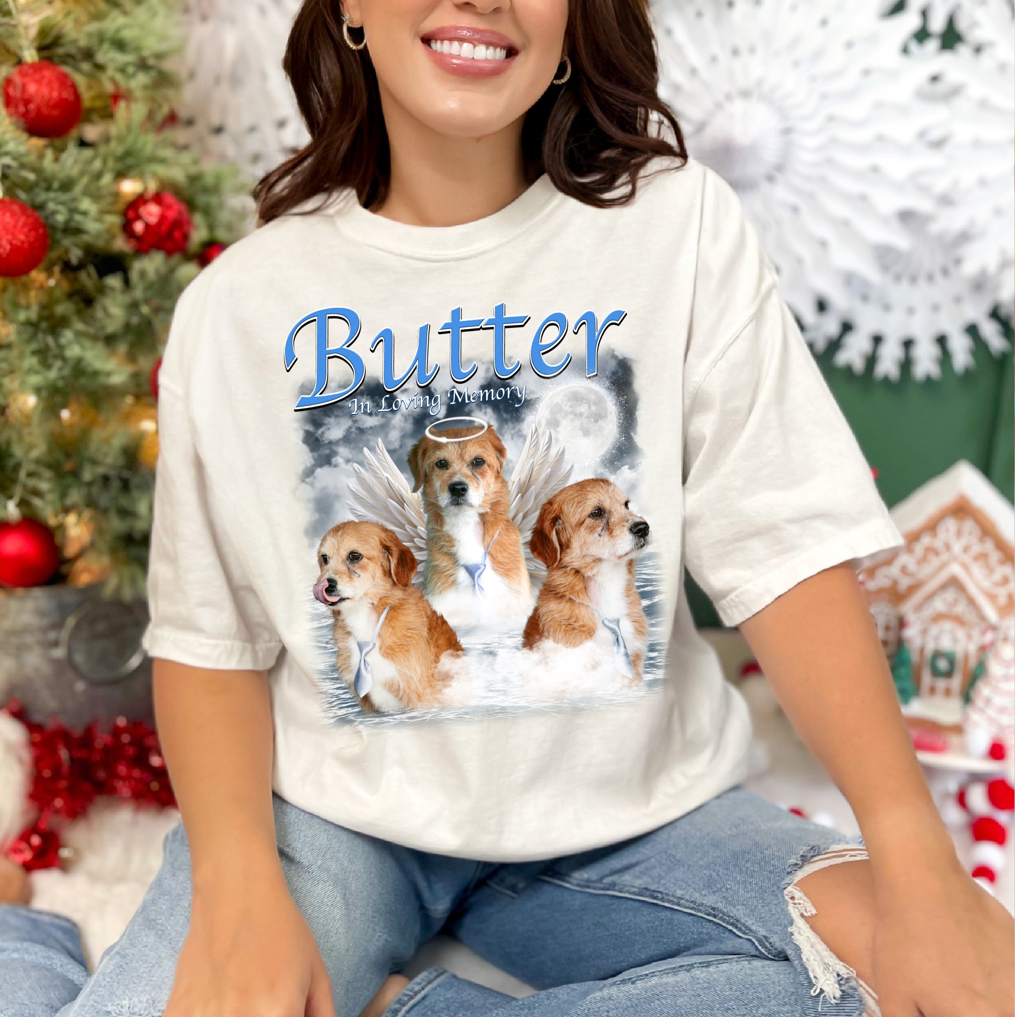 Pet Memorial Shirt – Custom Pet Photo “In Loving Memory” Tee