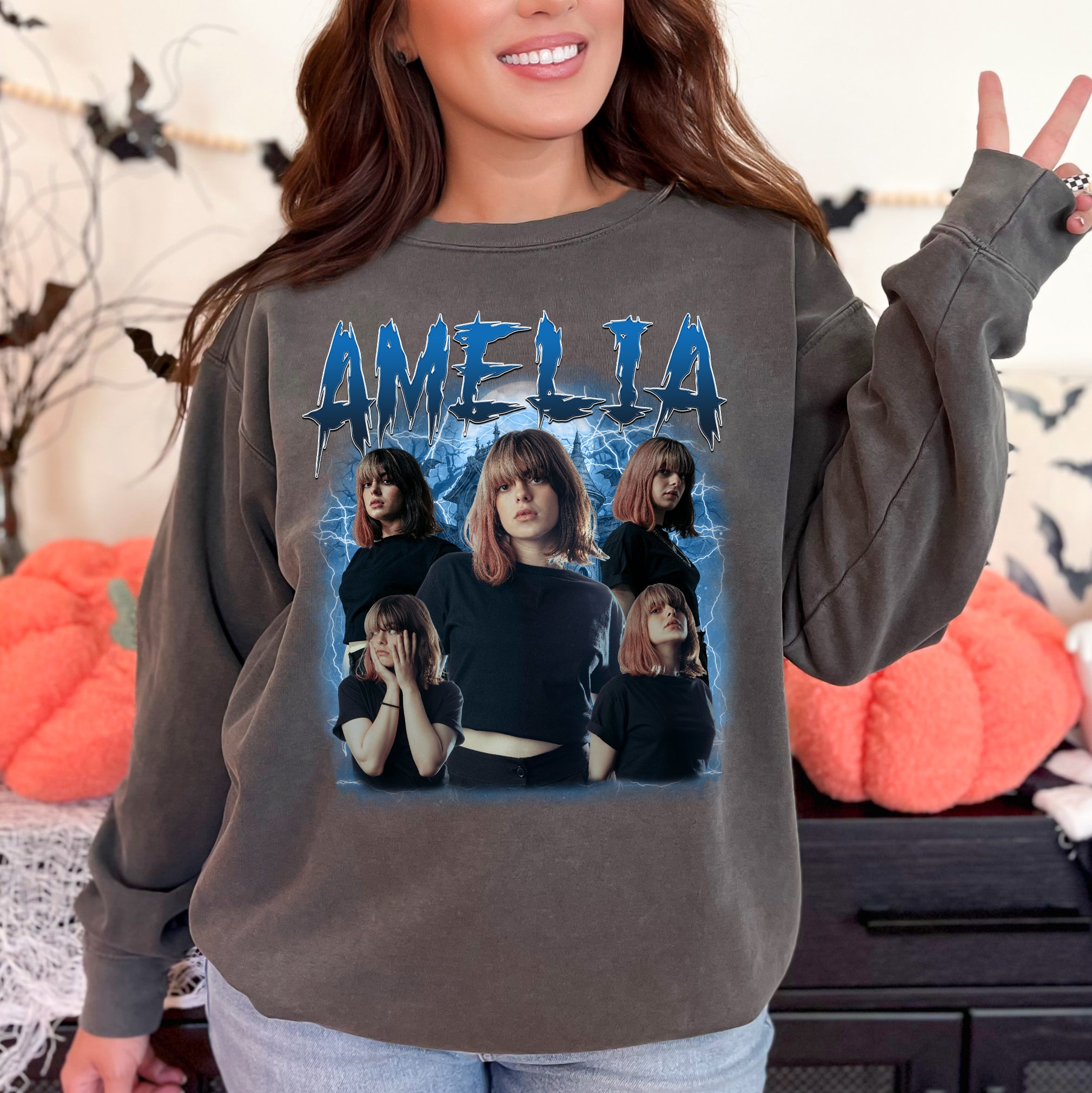 Halloween Comfort Colors Shirt – Custom Design with Your Own Touch