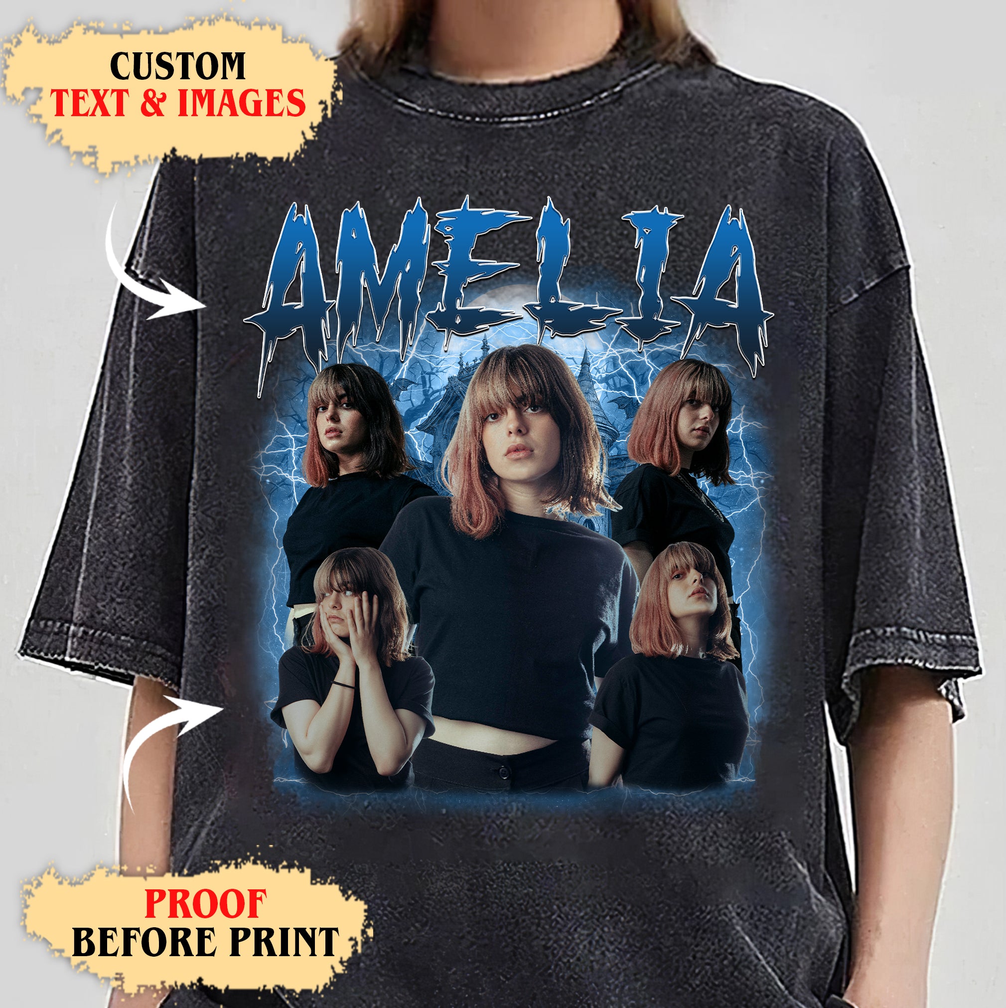 Halloween Comfort Colors Shirt – Custom Design with Your Own Touch