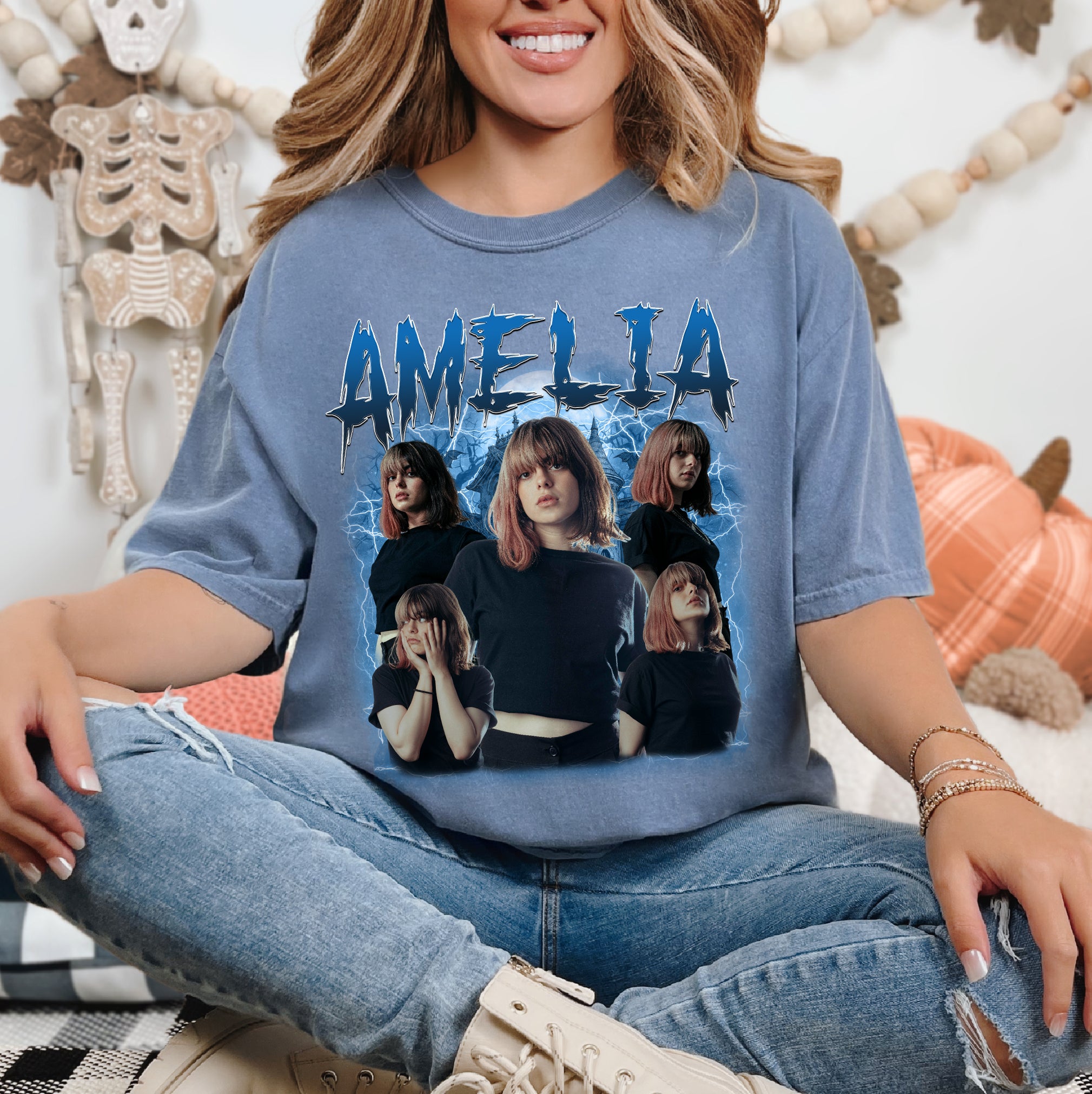 Halloween Comfort Colors Shirt – Custom Design with Your Own Touch