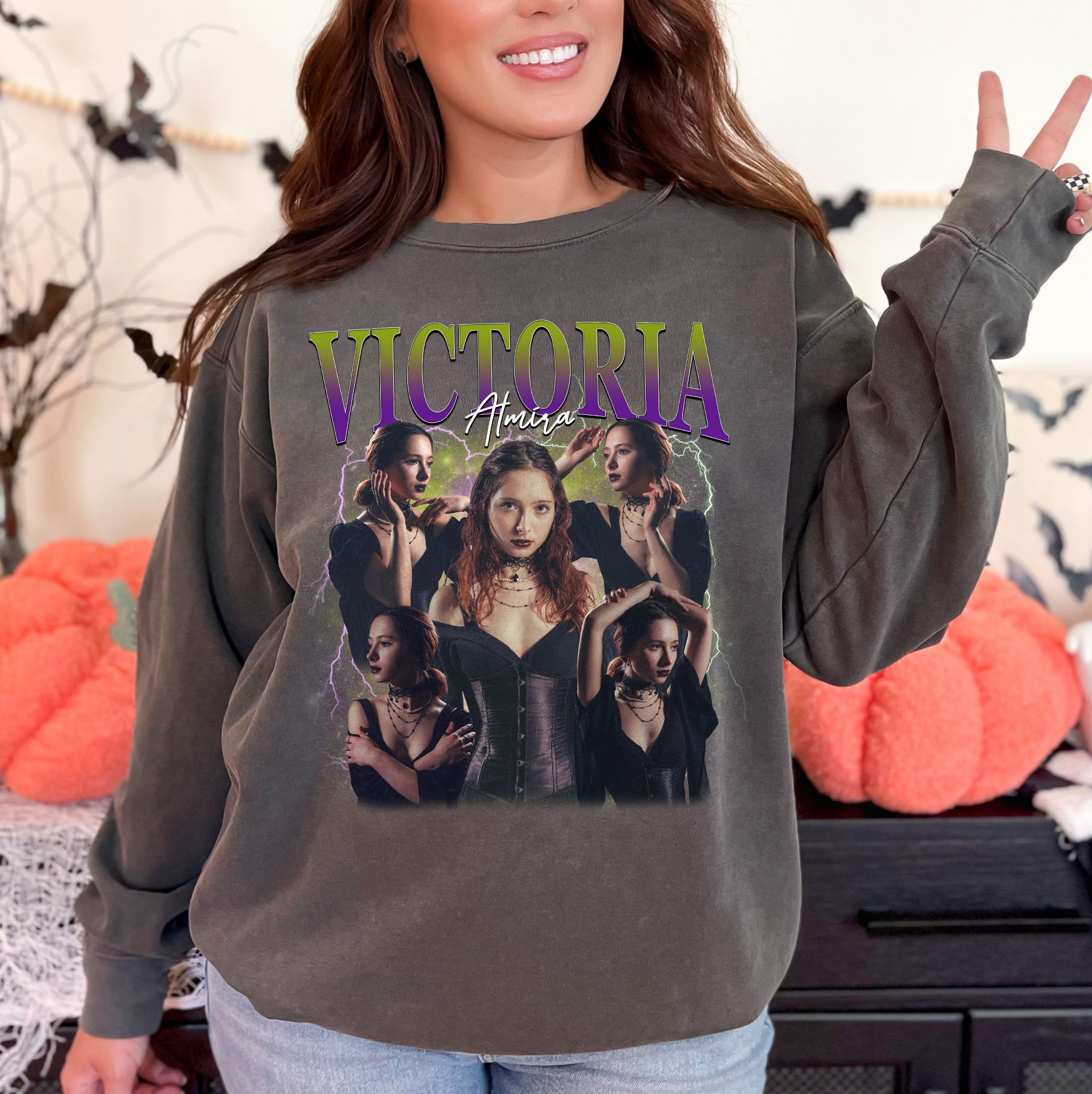 Personalized Halloween Comfort Colors T-Shirt – Bold Retro Style