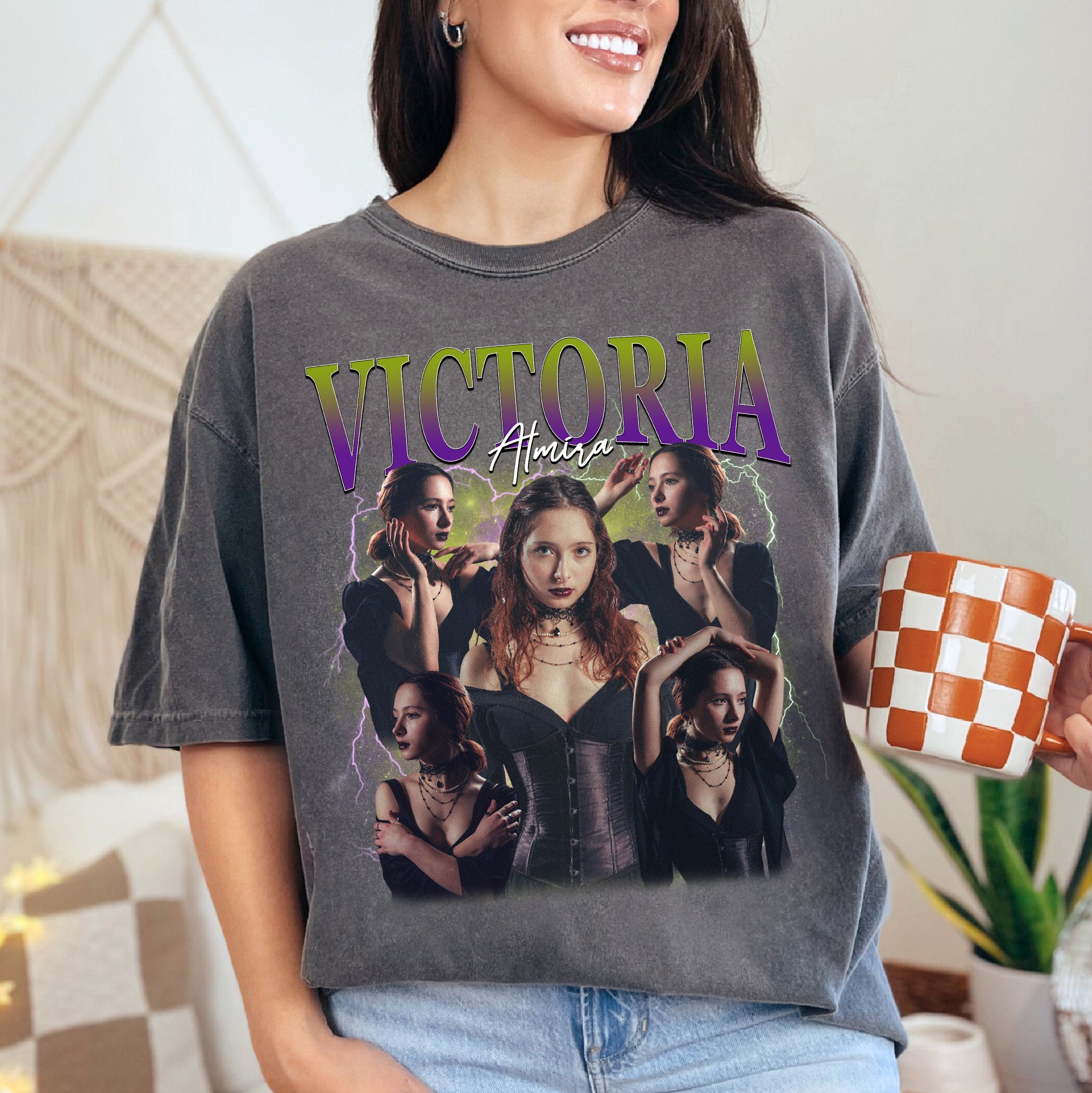 Personalized Halloween Comfort Colors T-Shirt – Bold Retro Style