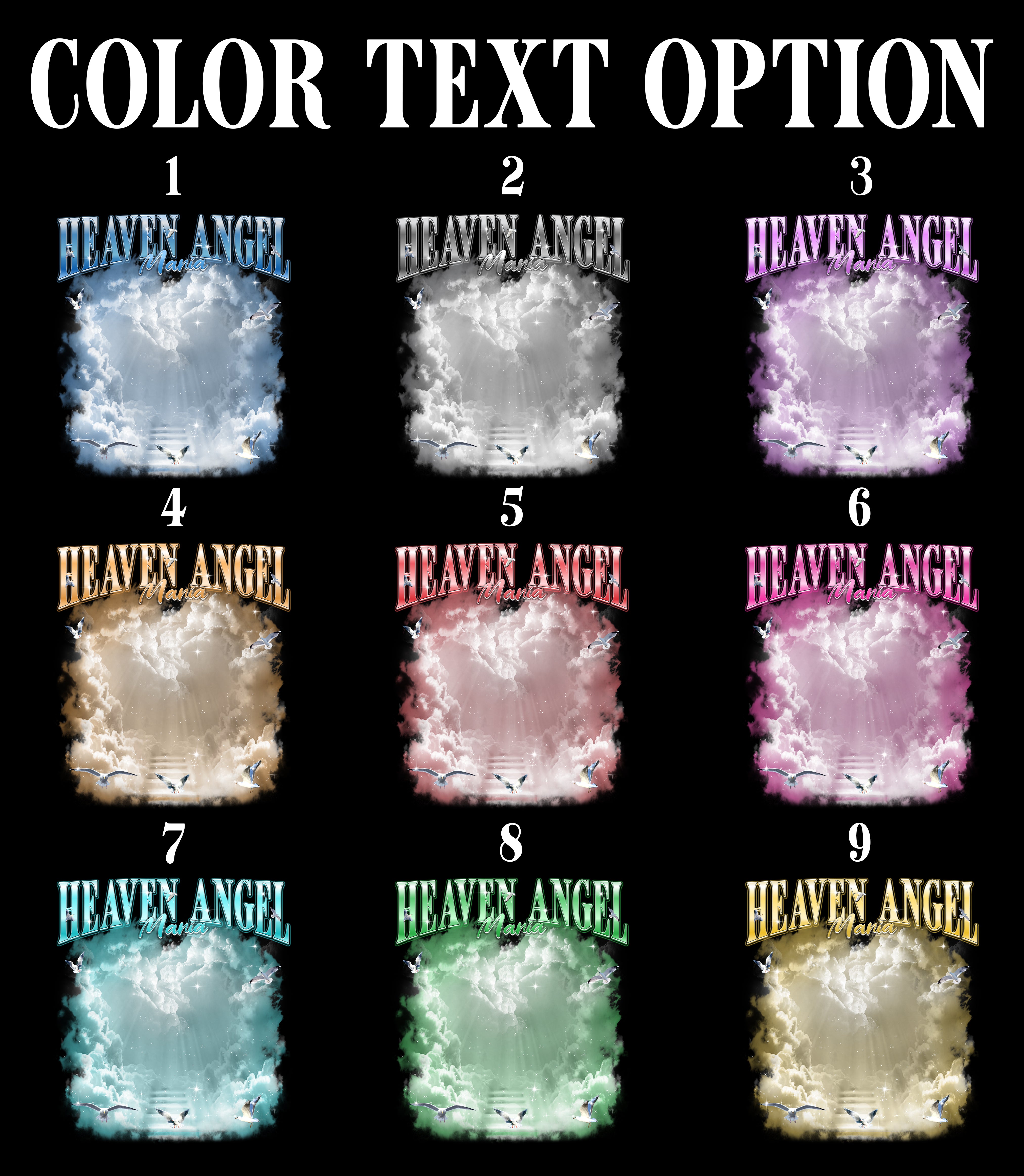 Guardian Spirit Custom Tee - Personalized Angel Theme T-Shirts