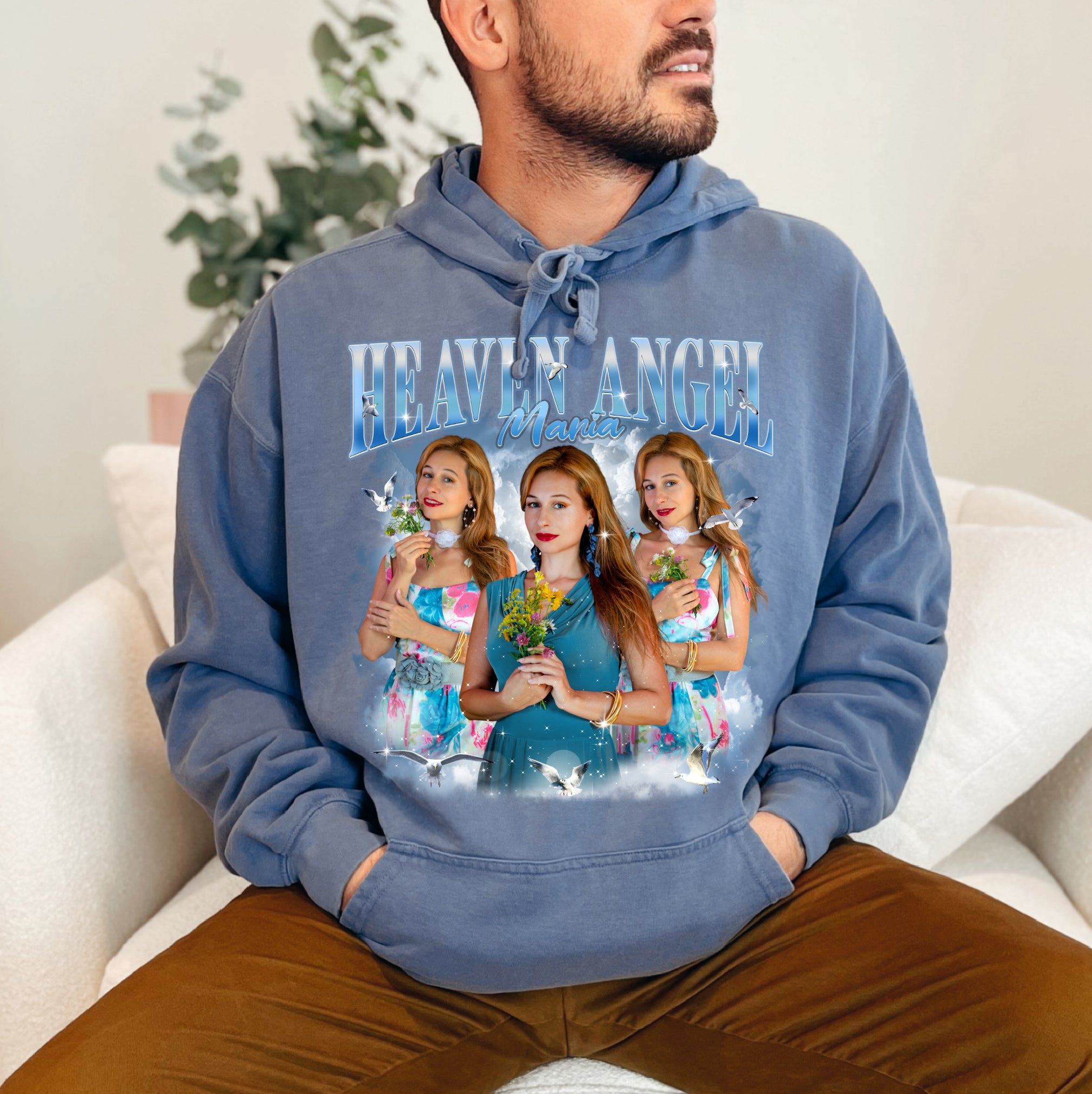 Guardian Spirit Custom Tee - Personalized Angel Theme T-Shirts