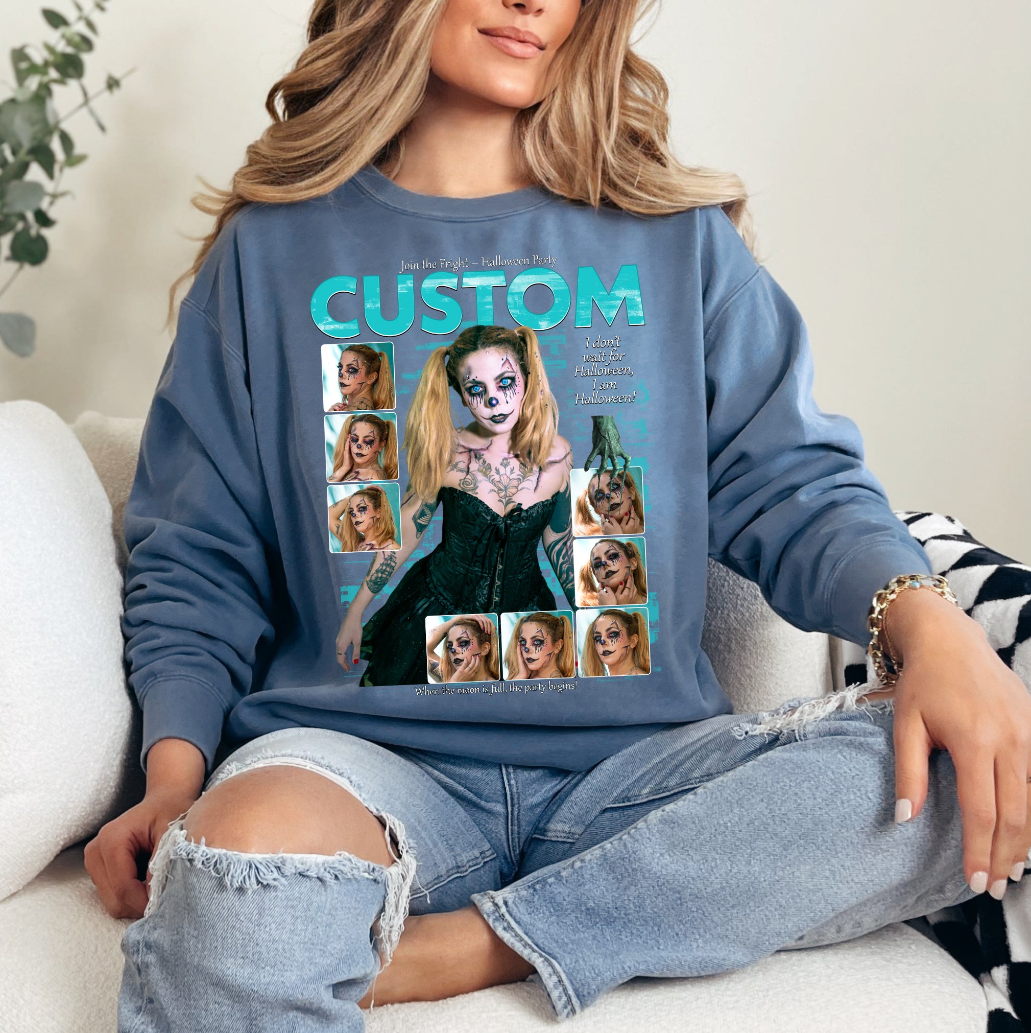 Custom Halloween Comfort Colors Shirt – I Am Halloween Design