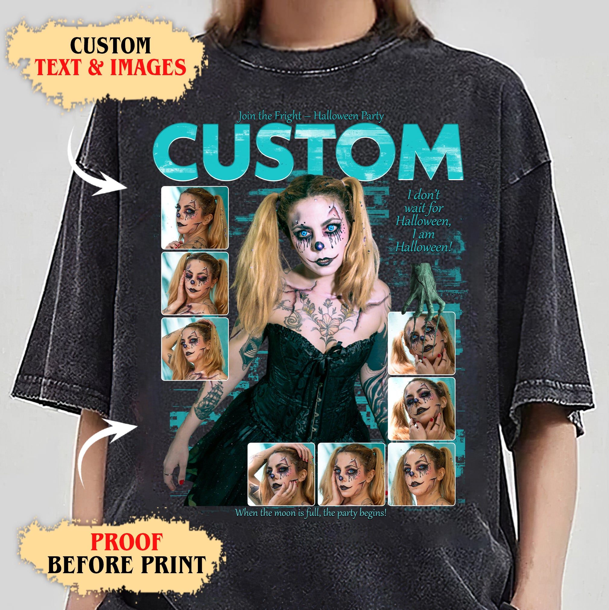 Custom Halloween Comfort Colors Shirt – I Am Halloween Design