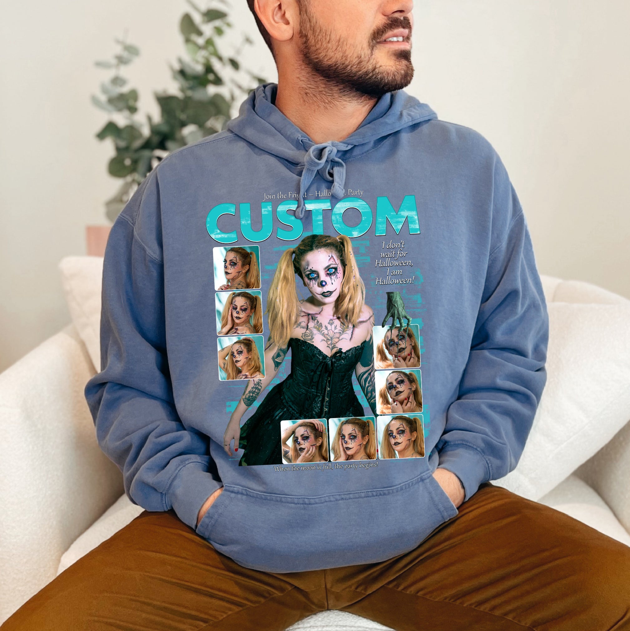 Custom Halloween Comfort Colors Shirt – I Am Halloween Design