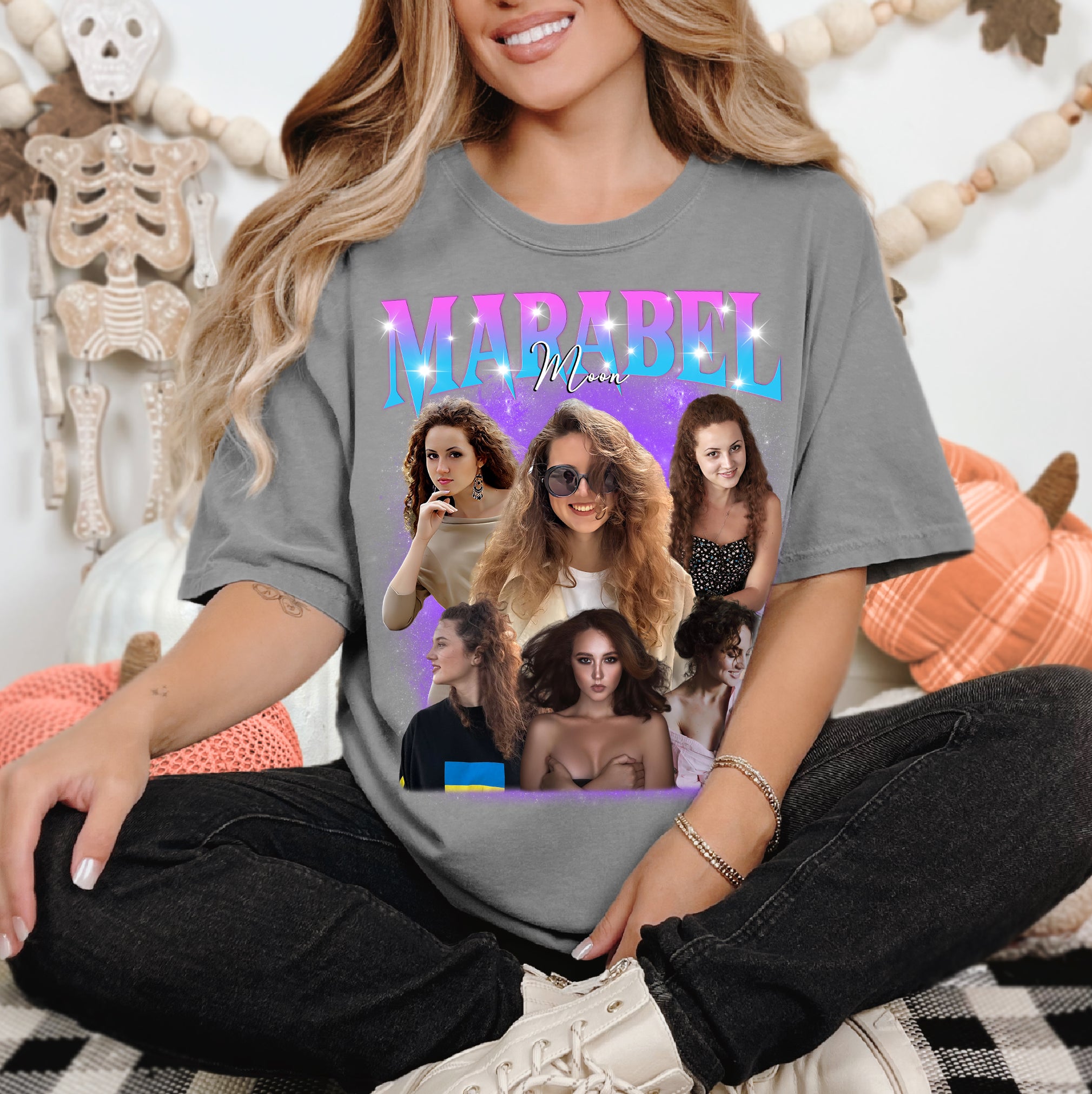 Custom Girlfriend Sweatshirt with Name & Photo - Viral Gift for Her