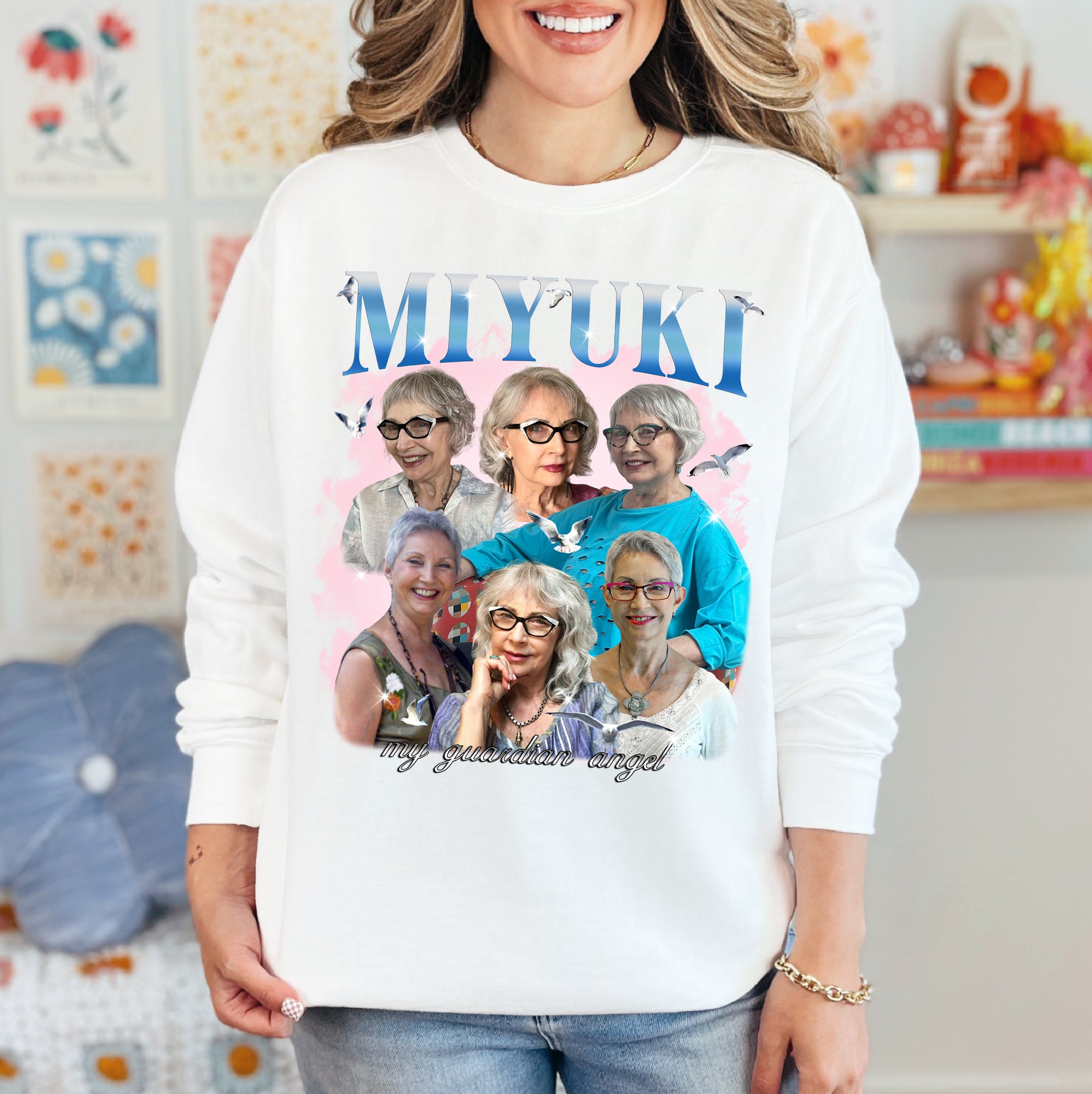 Custom Memorial Shirt with Name & Photo – My Guardian Angel Tee