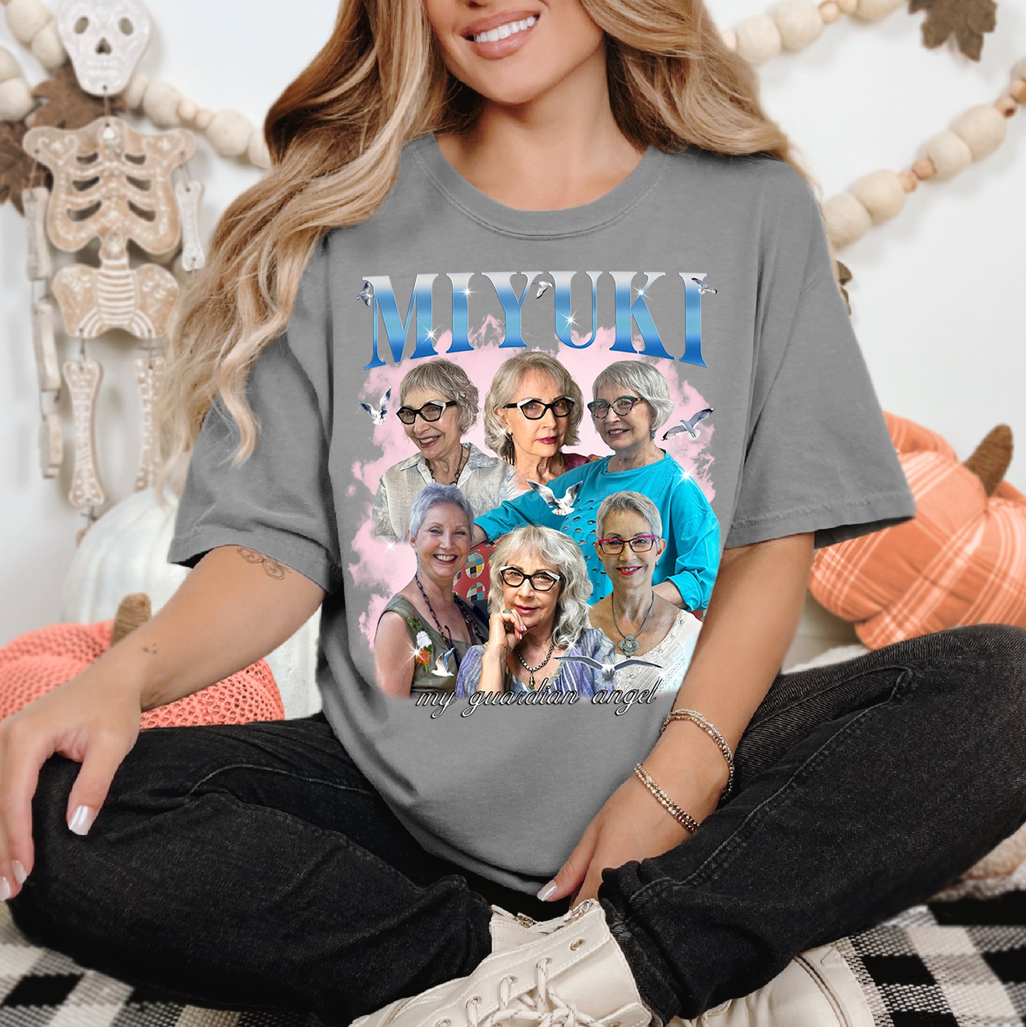 Custom Memorial Shirt with Name & Photo – My Guardian Angel Tee