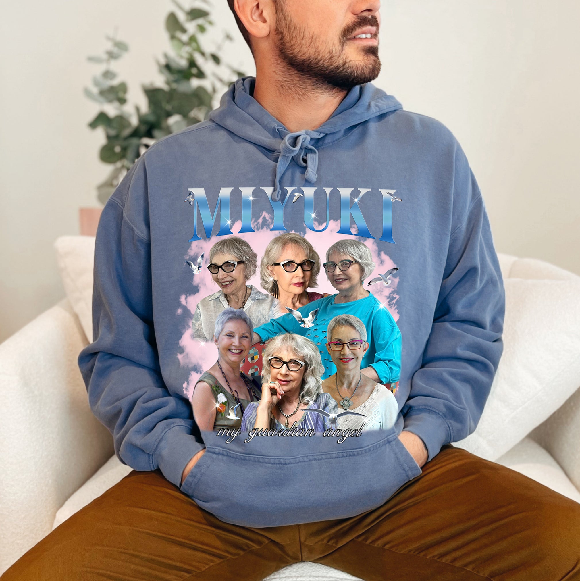 Custom Memorial Shirt with Name & Photo – My Guardian Angel Tee