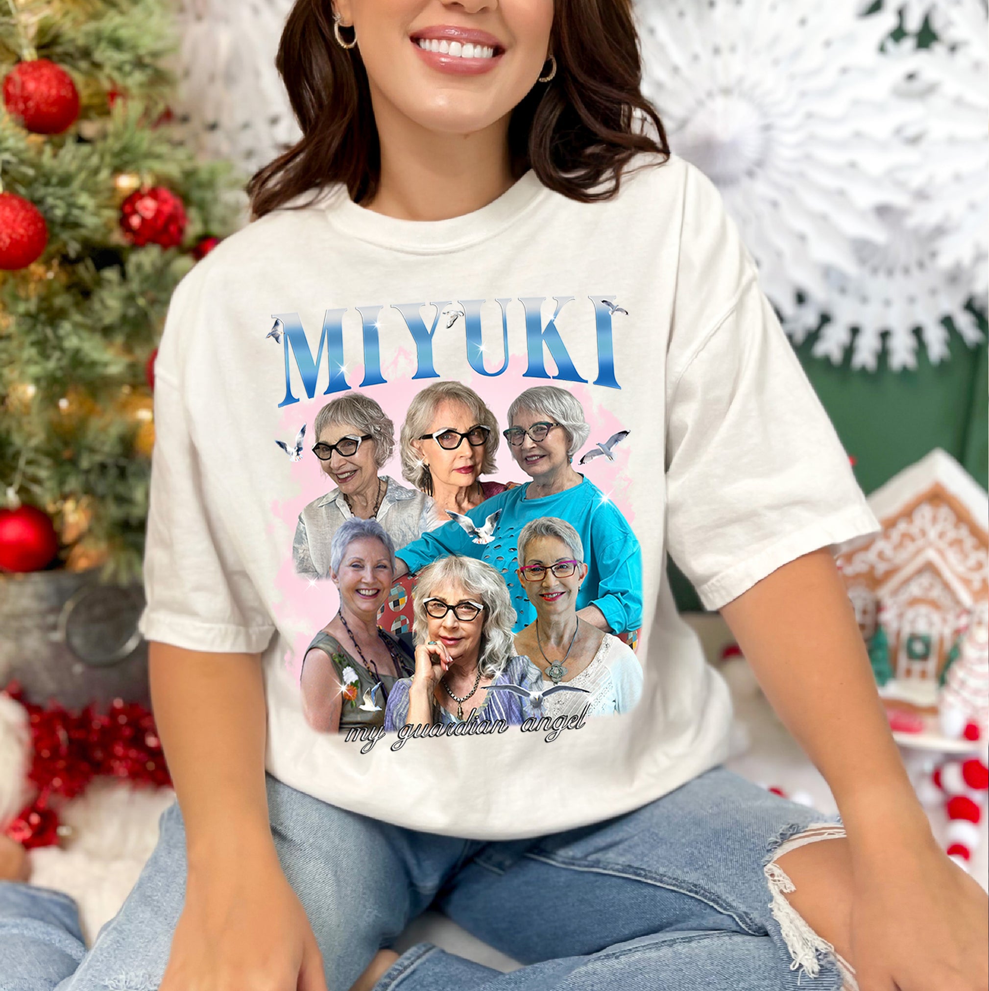 Custom Memorial Shirt with Name & Photo – My Guardian Angel Tee