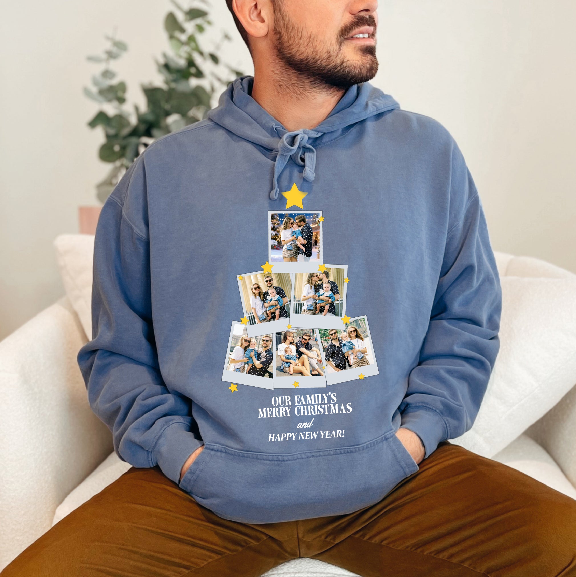 Custom Family Christmas Tree Tee – Personalized Merry Christmas T-Shirts