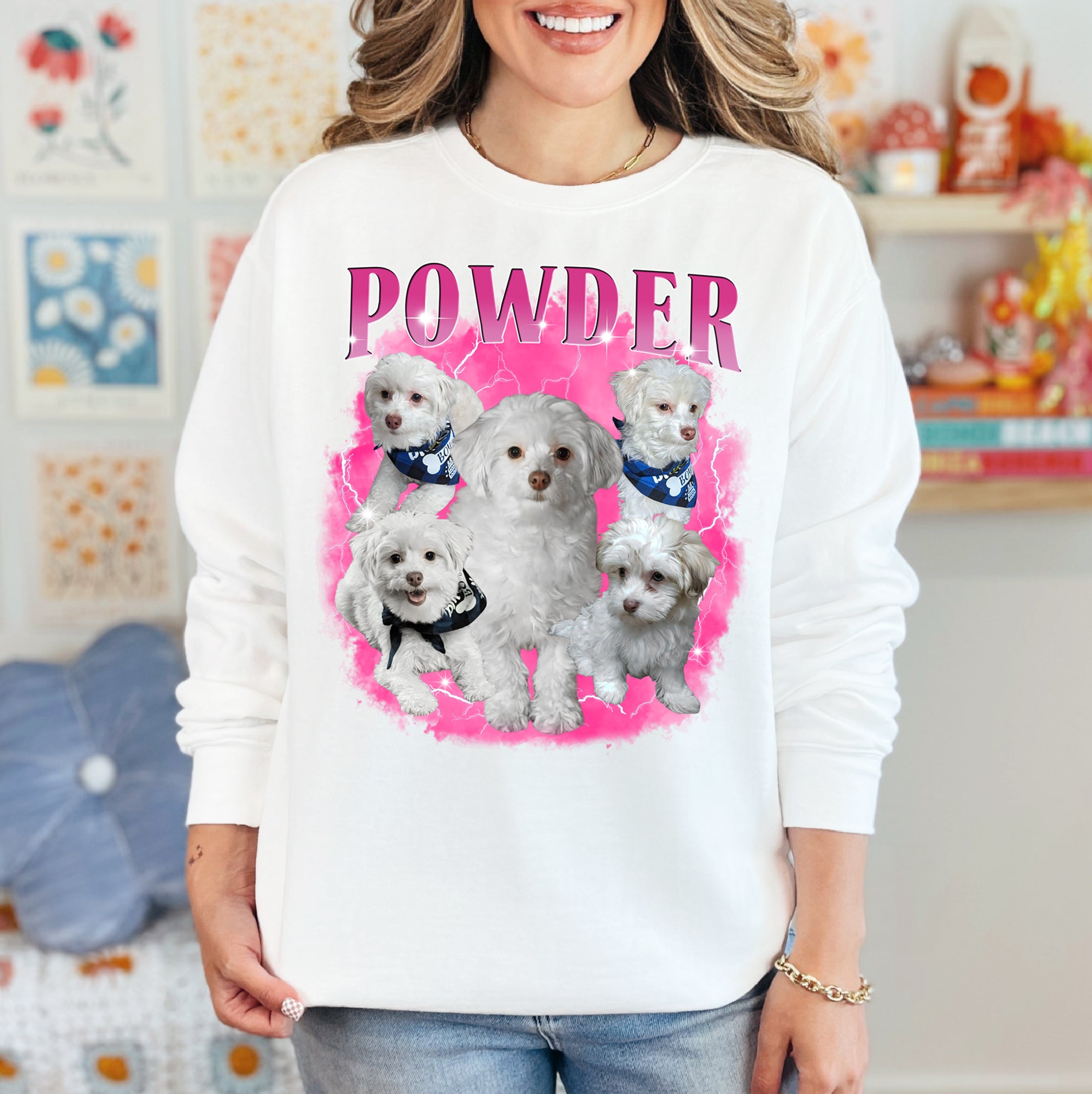 Custom Shirt with Dog’s Face – Personalized Comfort Colors Tee