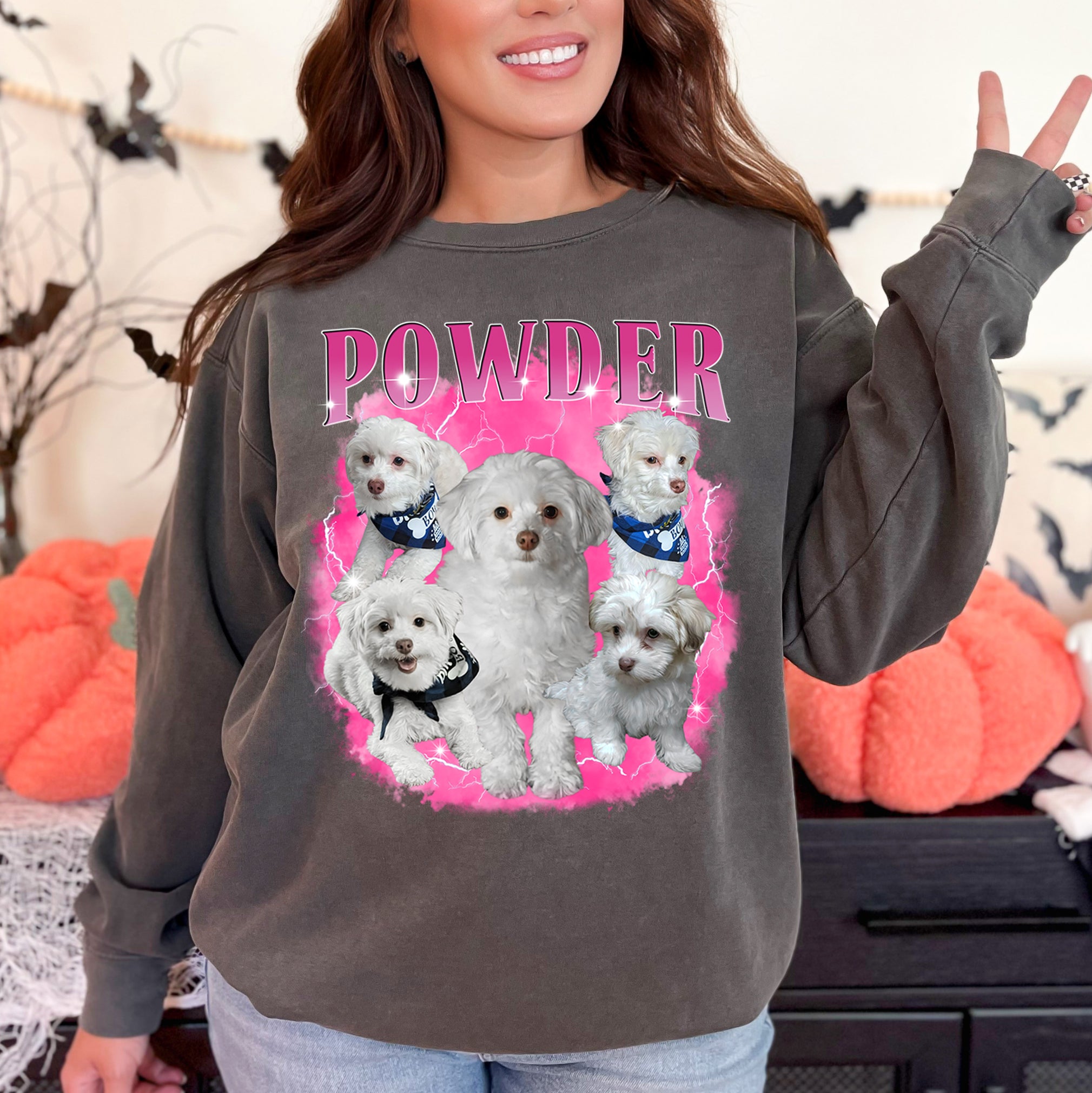 Custom Shirt with Dog’s Face – Personalized Comfort Colors Tee