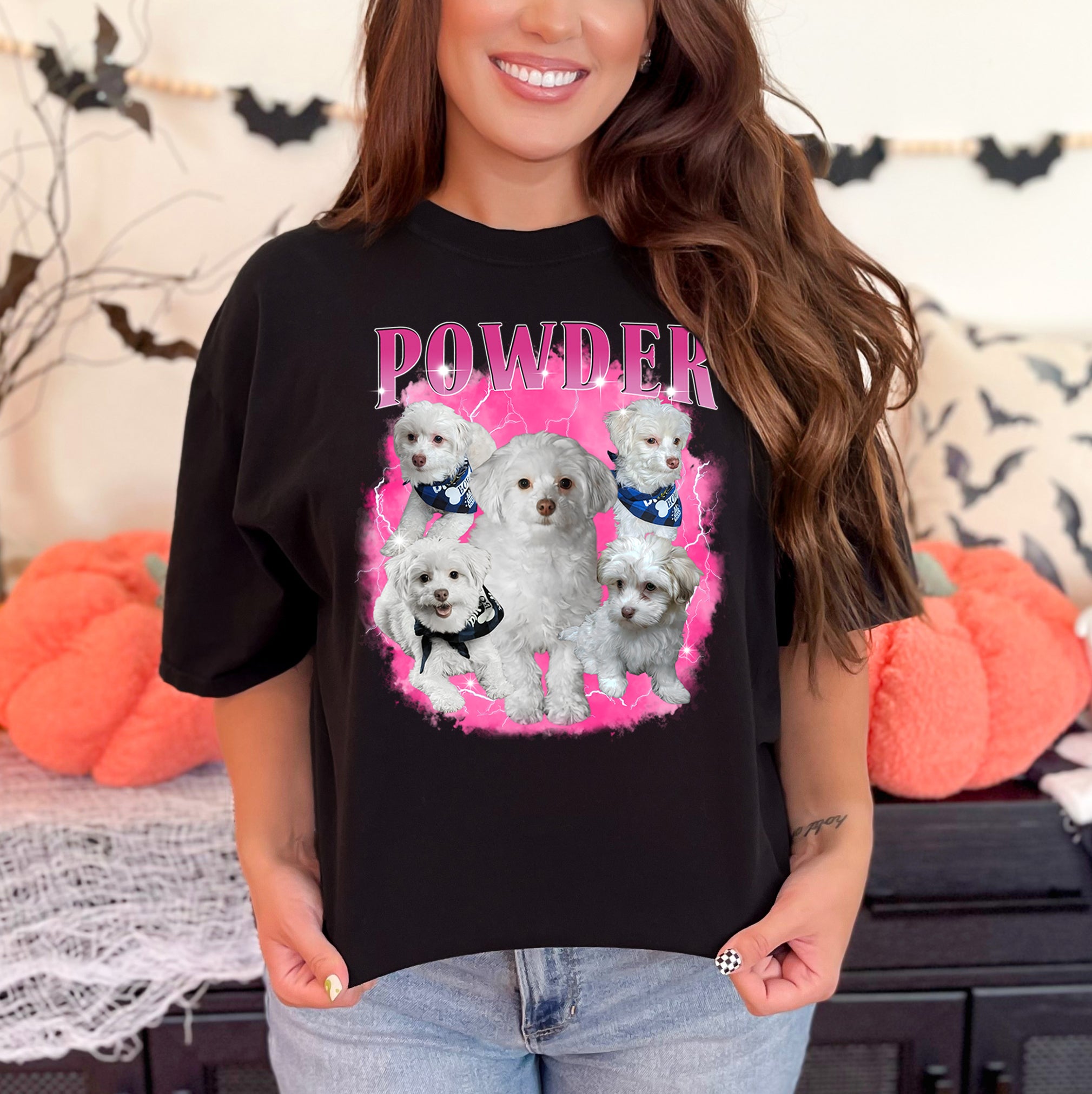 Custom Shirt with Dog’s Face – Personalized Comfort Colors Tee