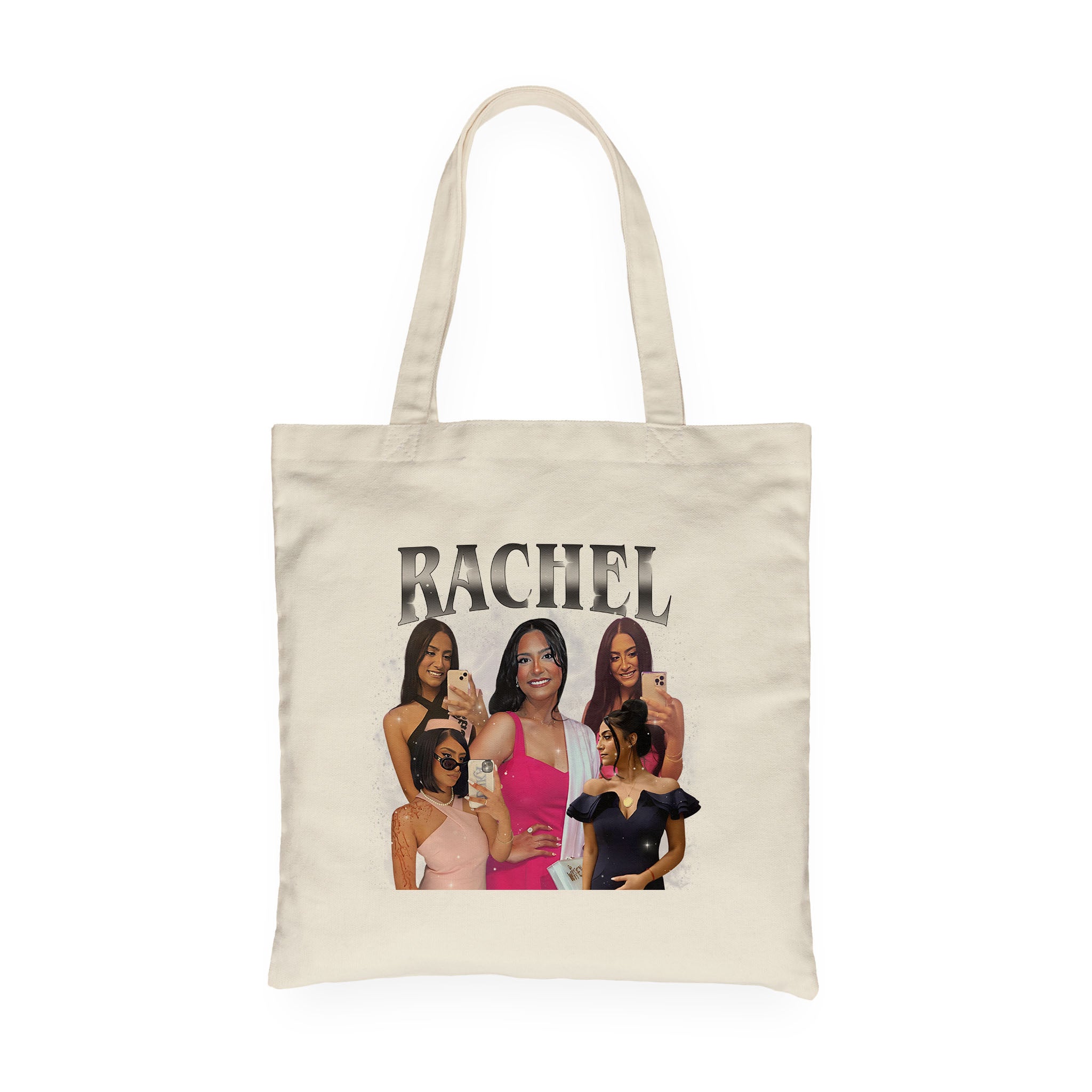 Limited Edition Retro Vintage Custom Canvas Tote Bag