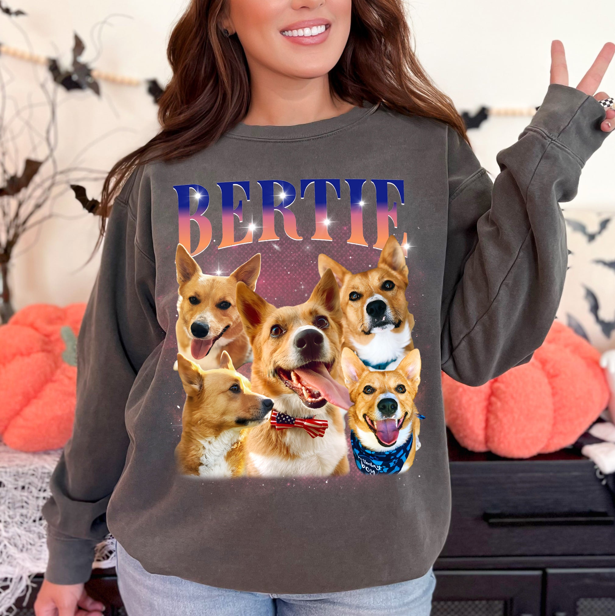 Custom Dog Face Shirt – Personalized Pet Photo Collage Tee