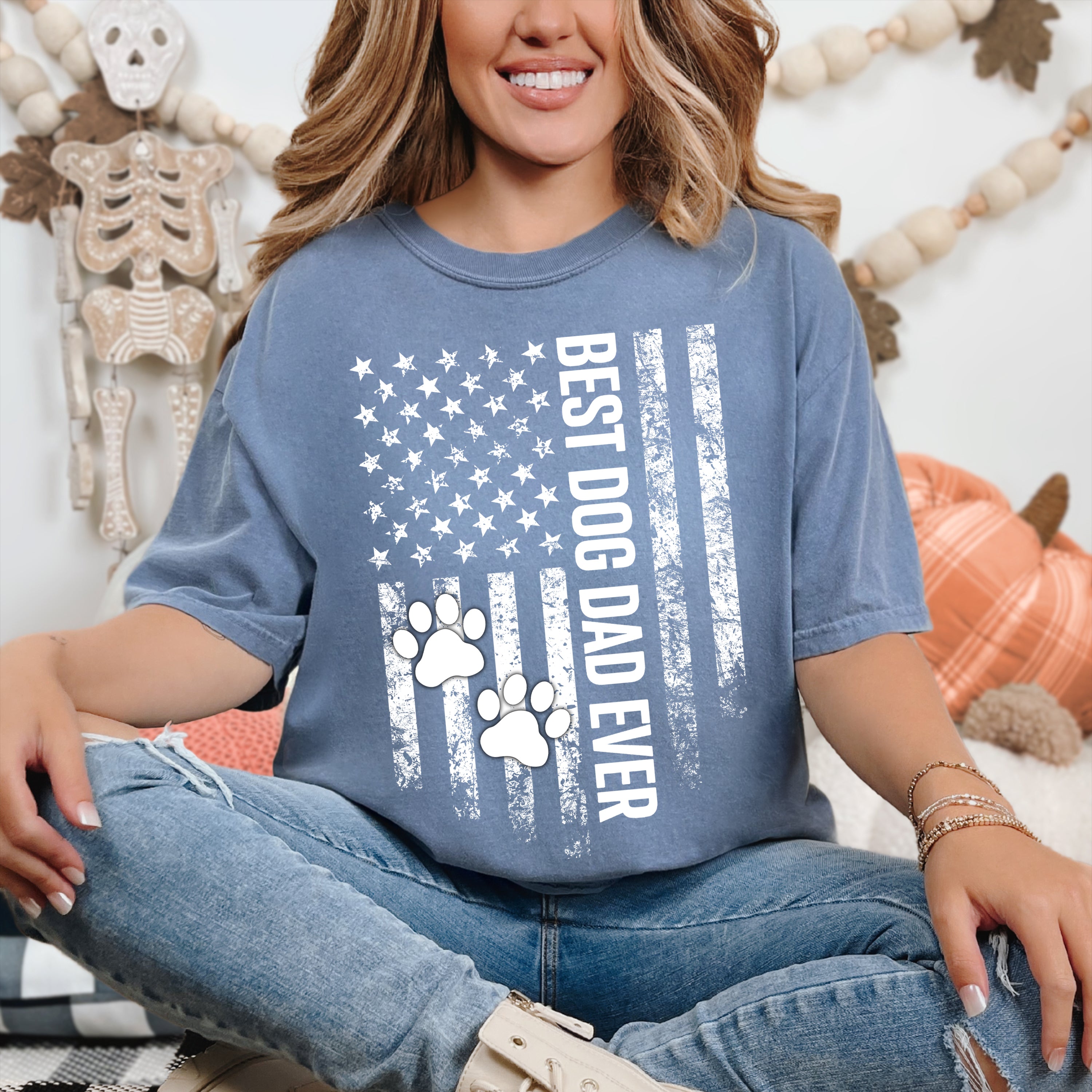 Best Dog Dad Ever T-Shirt | Comfort Colors Shirt | Dog Lover Gift