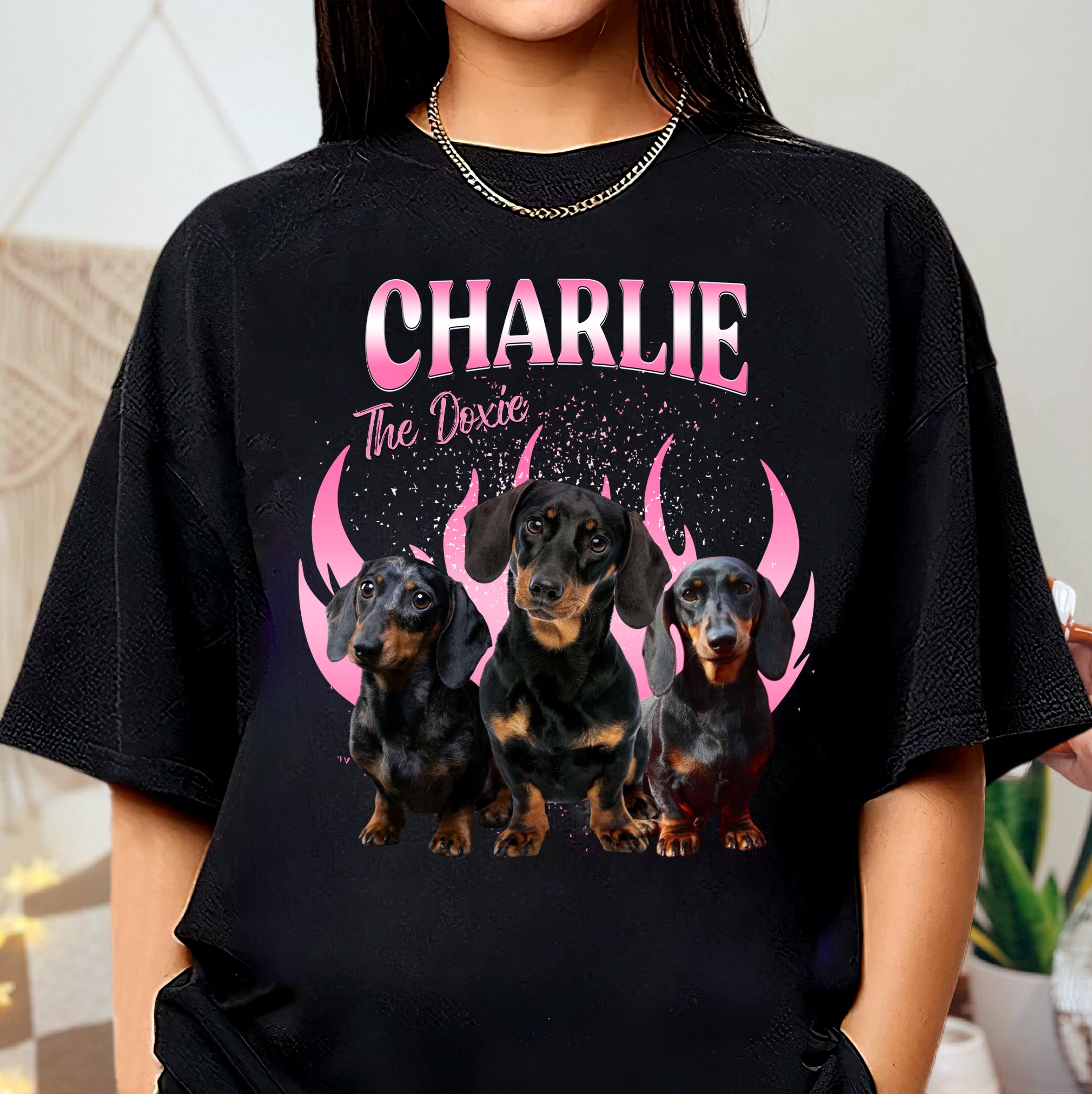 Custom Retro Dog Shirt – Comfort Colors Personalized Apparel