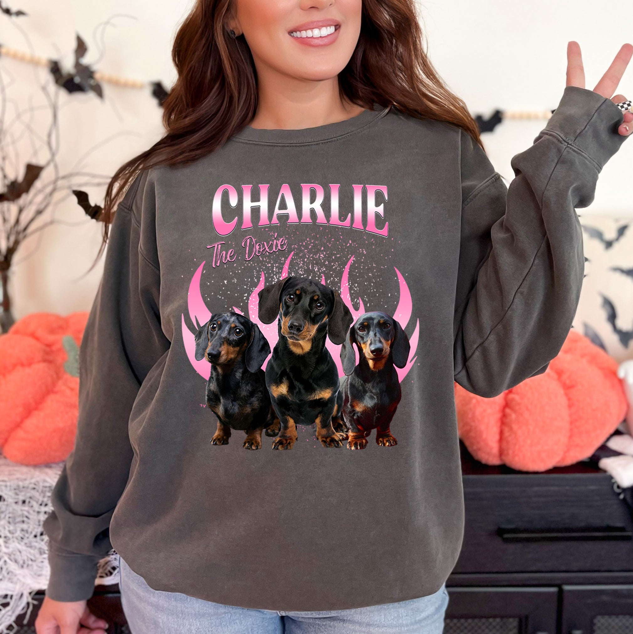 Custom Retro Dog Shirt – Comfort Colors Personalized Apparel