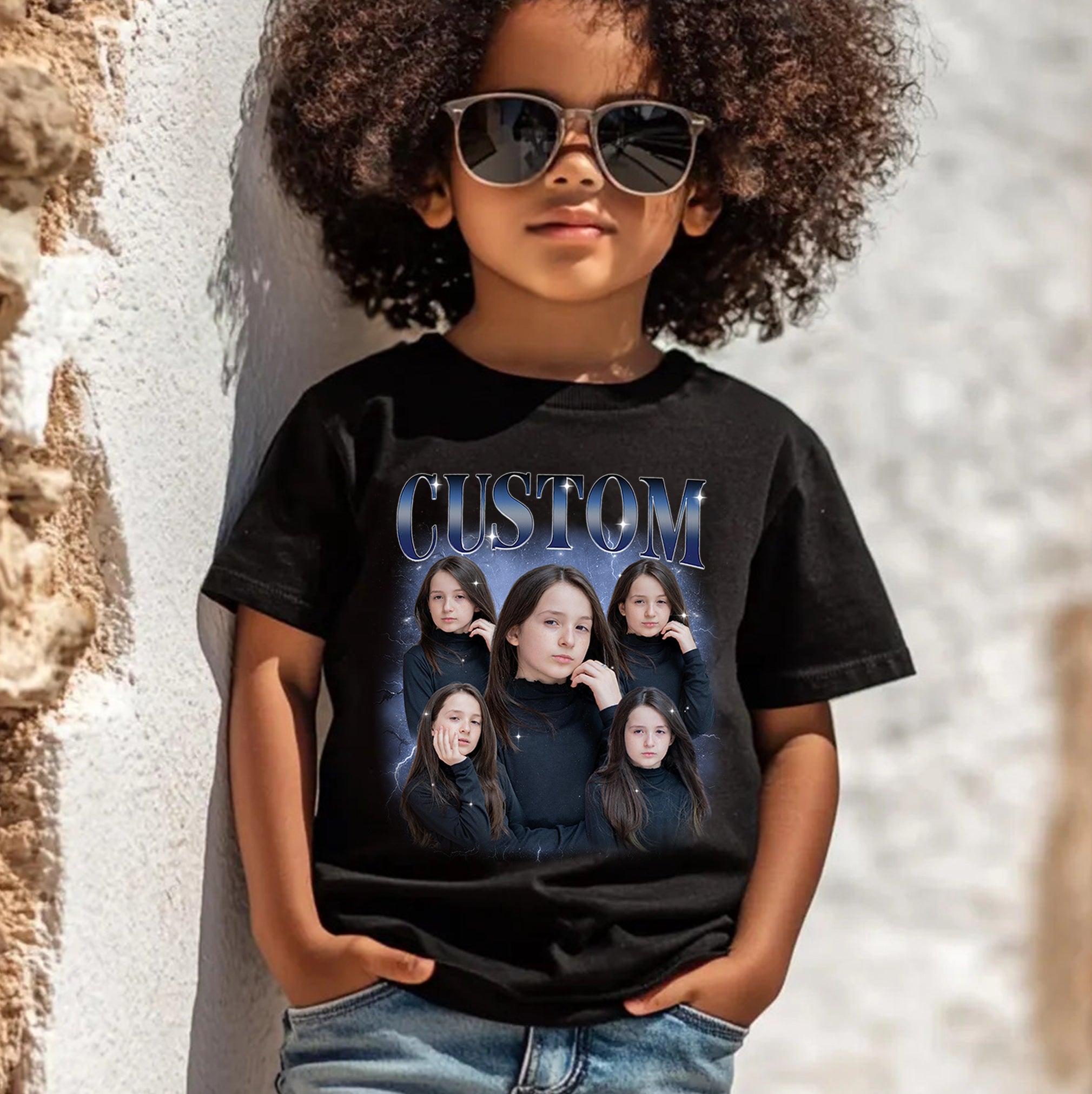 Custom Kids Shirt With Name And Image - Youth & Toddler Personalized Tee