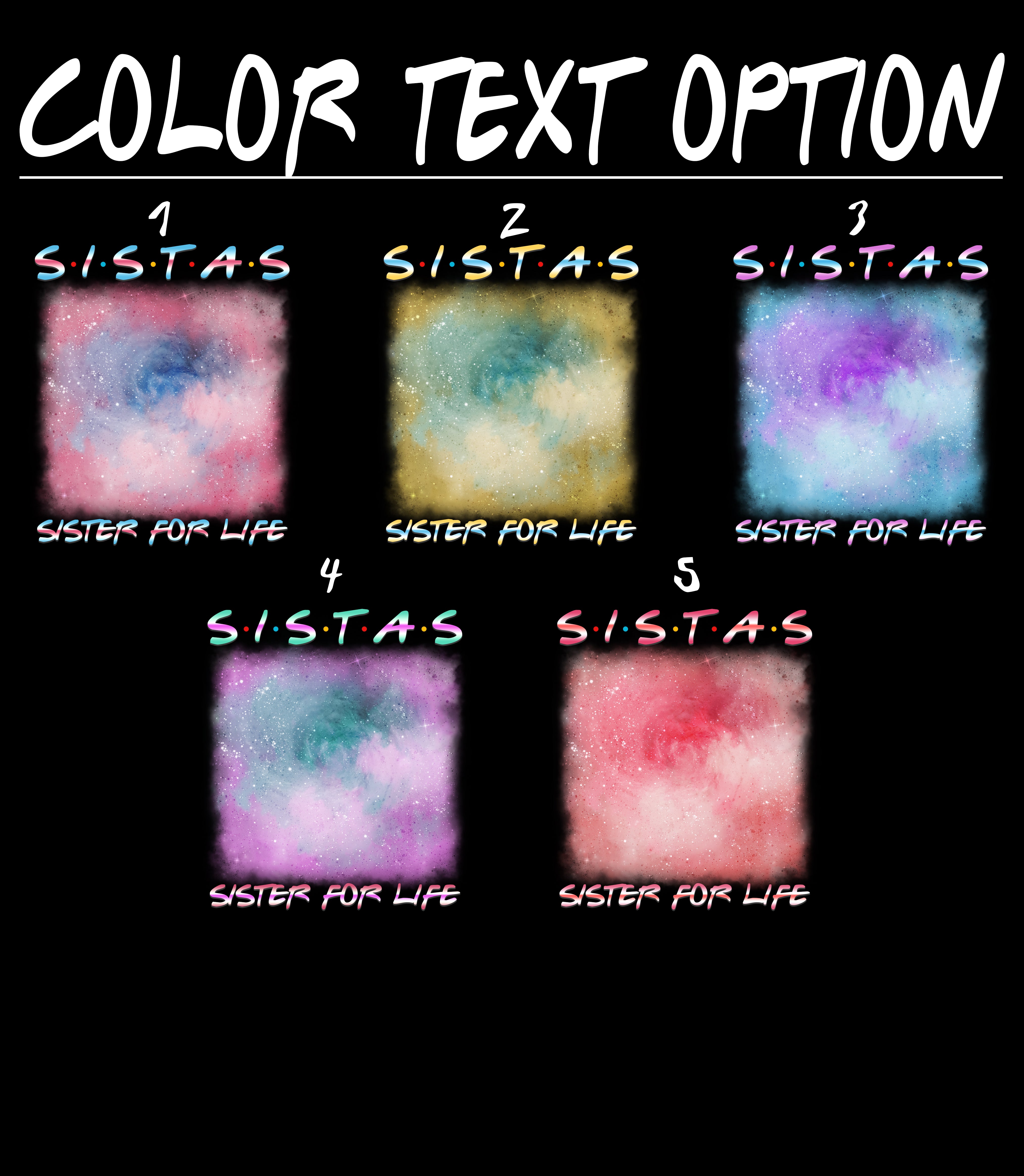 Custom Sisters For Life Shirt – 90s Friends-Style Photo Tee