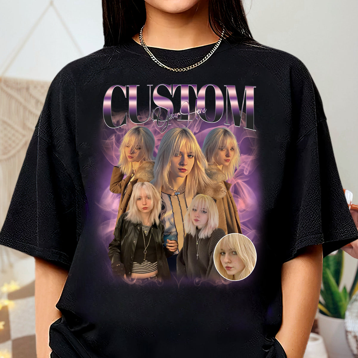 Personalized Shirts for Mom – Mama Est. Photo Collage Tee