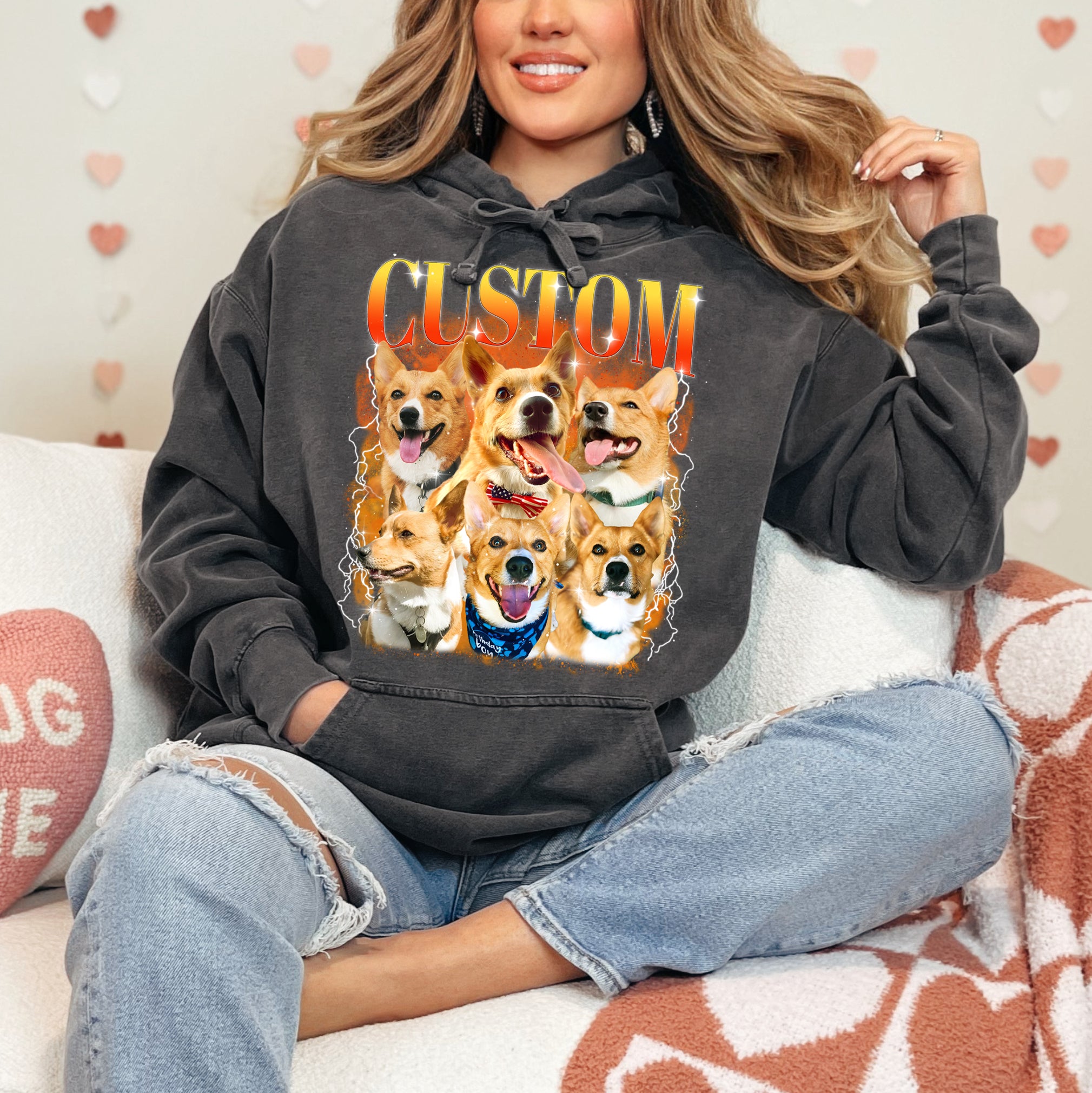 Custom Shirt with Dog’s Face – Comfort Colors Pet Photo Tee