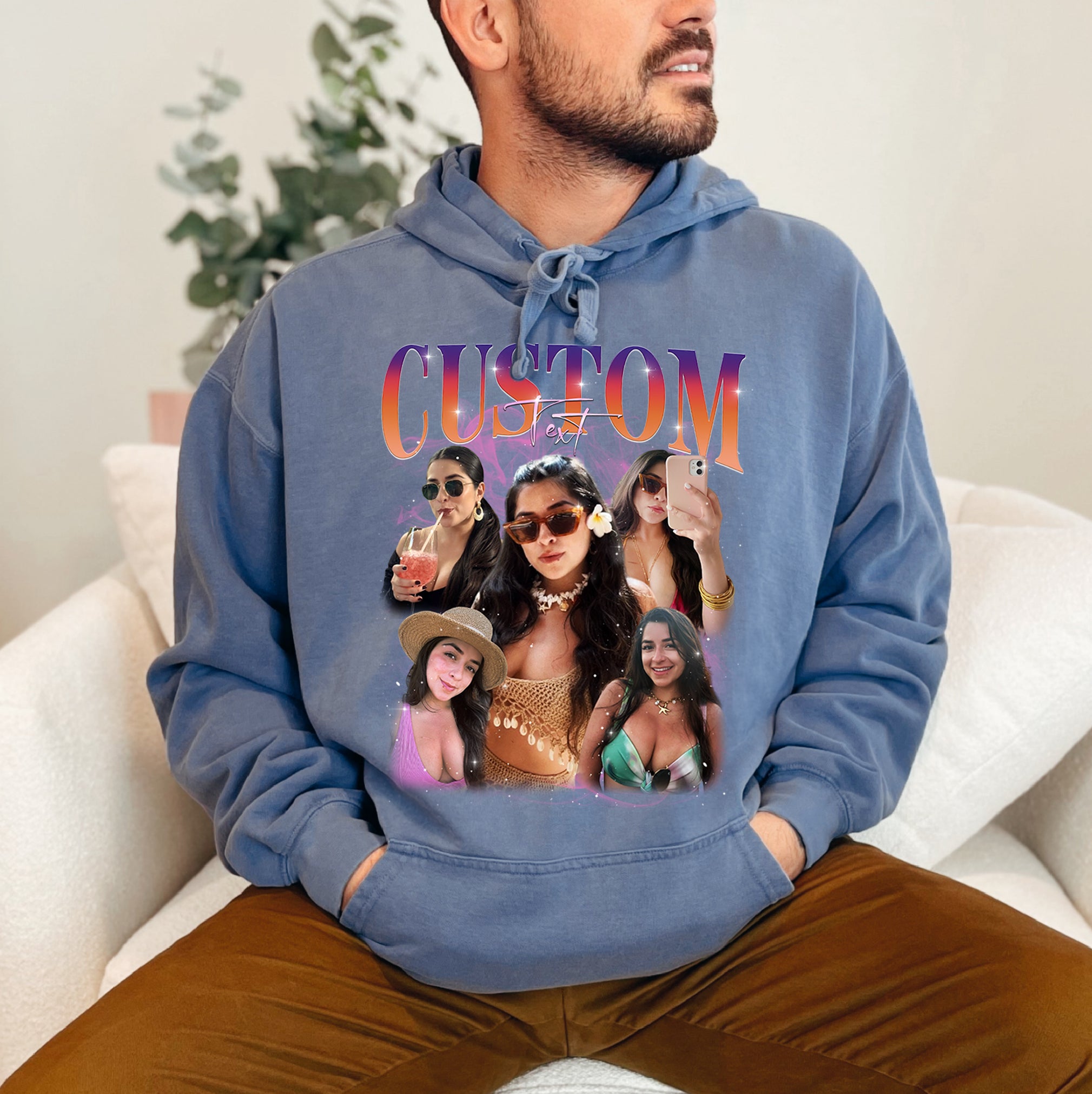 Personalized Gift for Mom – Custom Mama Est. Shirt with Kids’ Photos