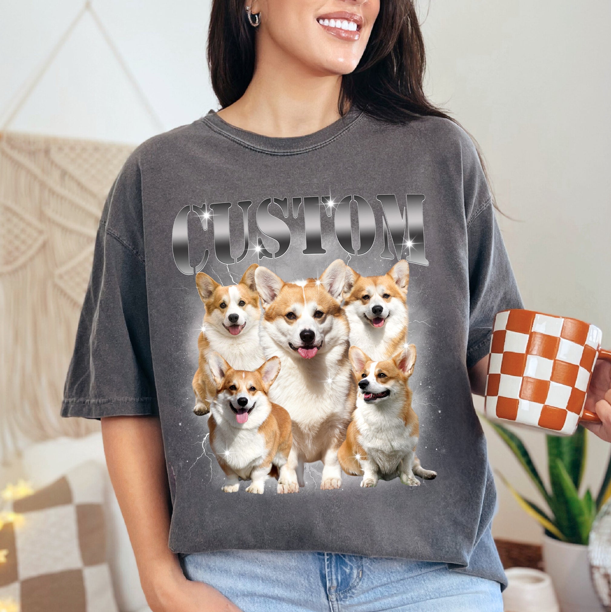 Custom Dog Face Shirt – Personalized Dog Apparel