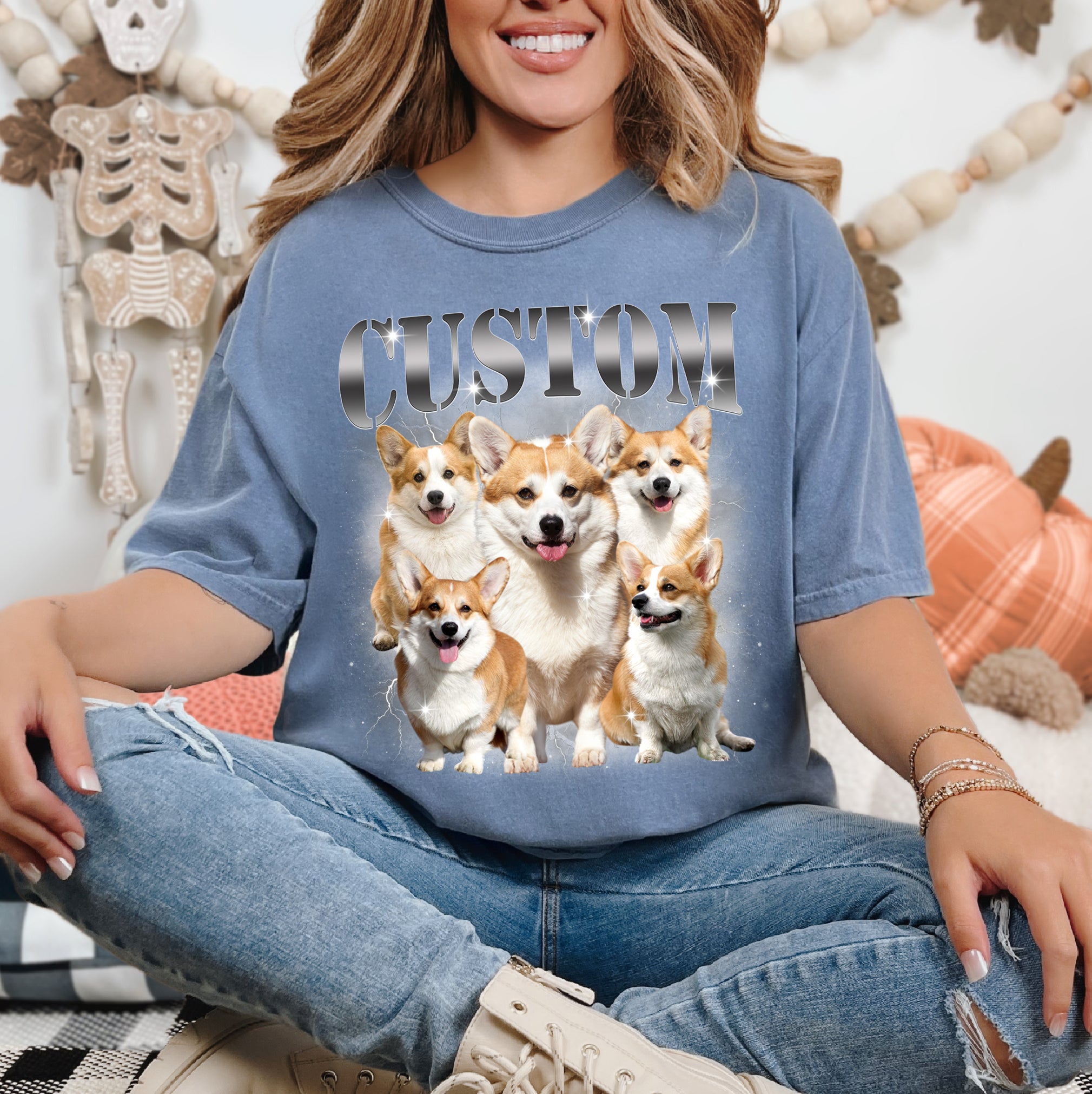 Custom Dog Face Shirt – Personalized Dog Apparel