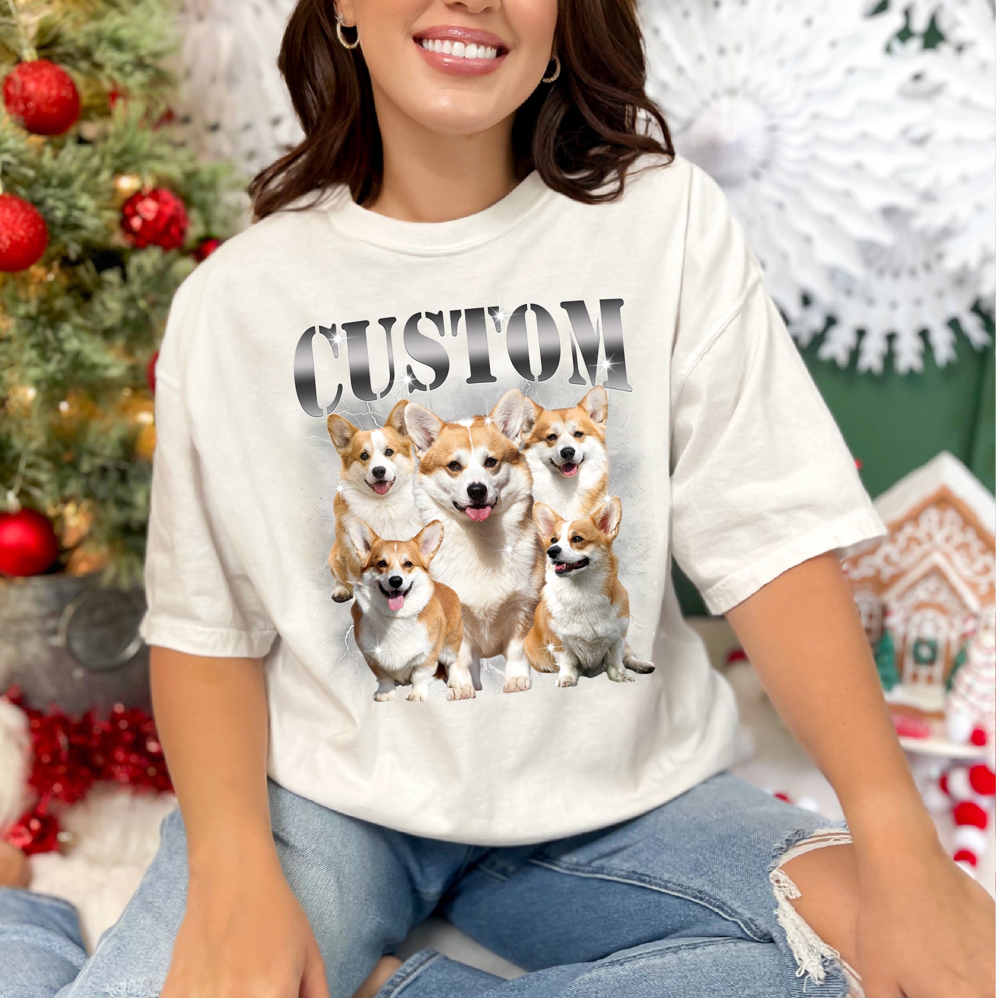 Custom Dog Face Shirt – Personalized Dog Apparel