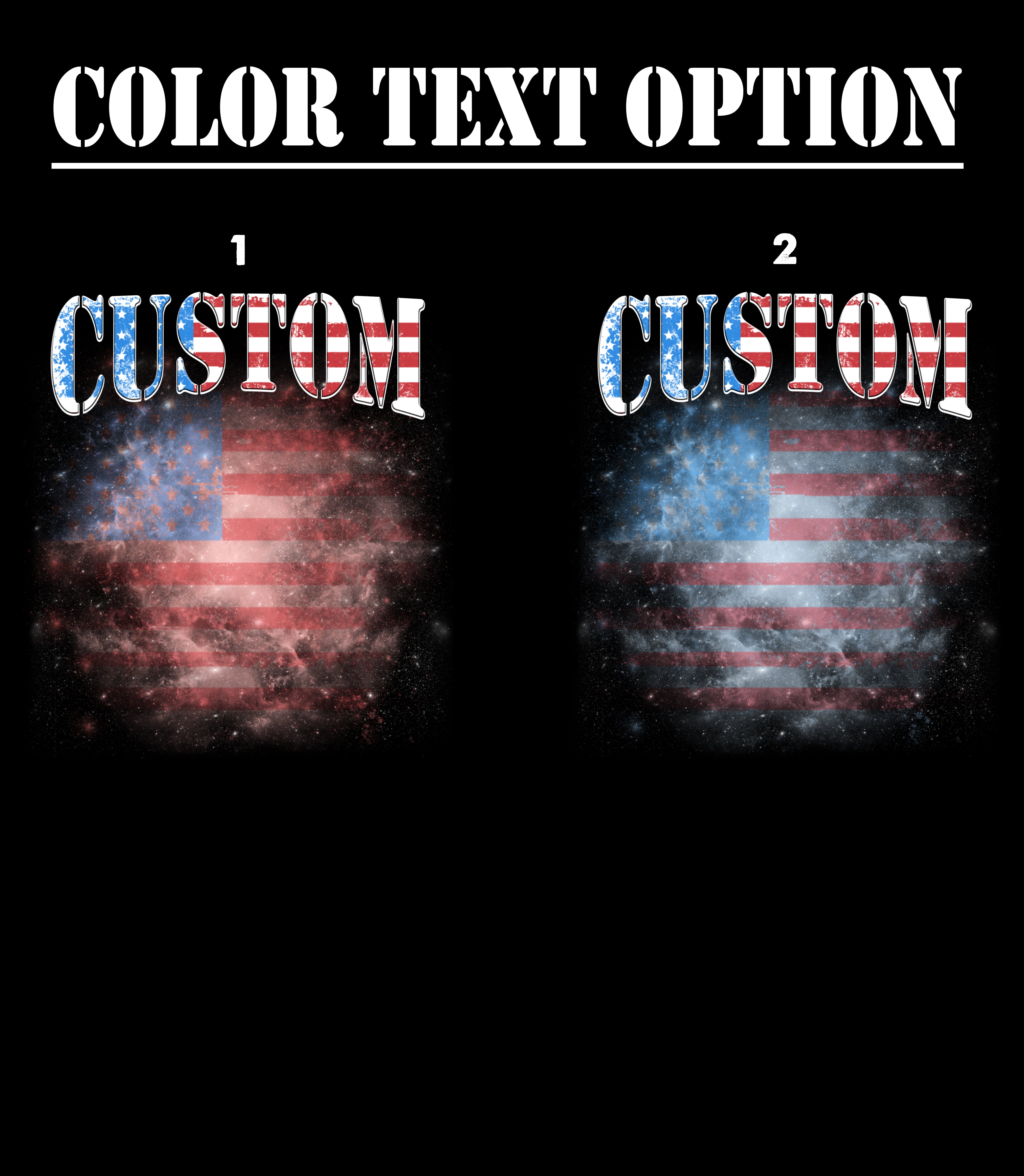 Custom Patriotic Dad Shirt – Custom Photo USA Flag Tee