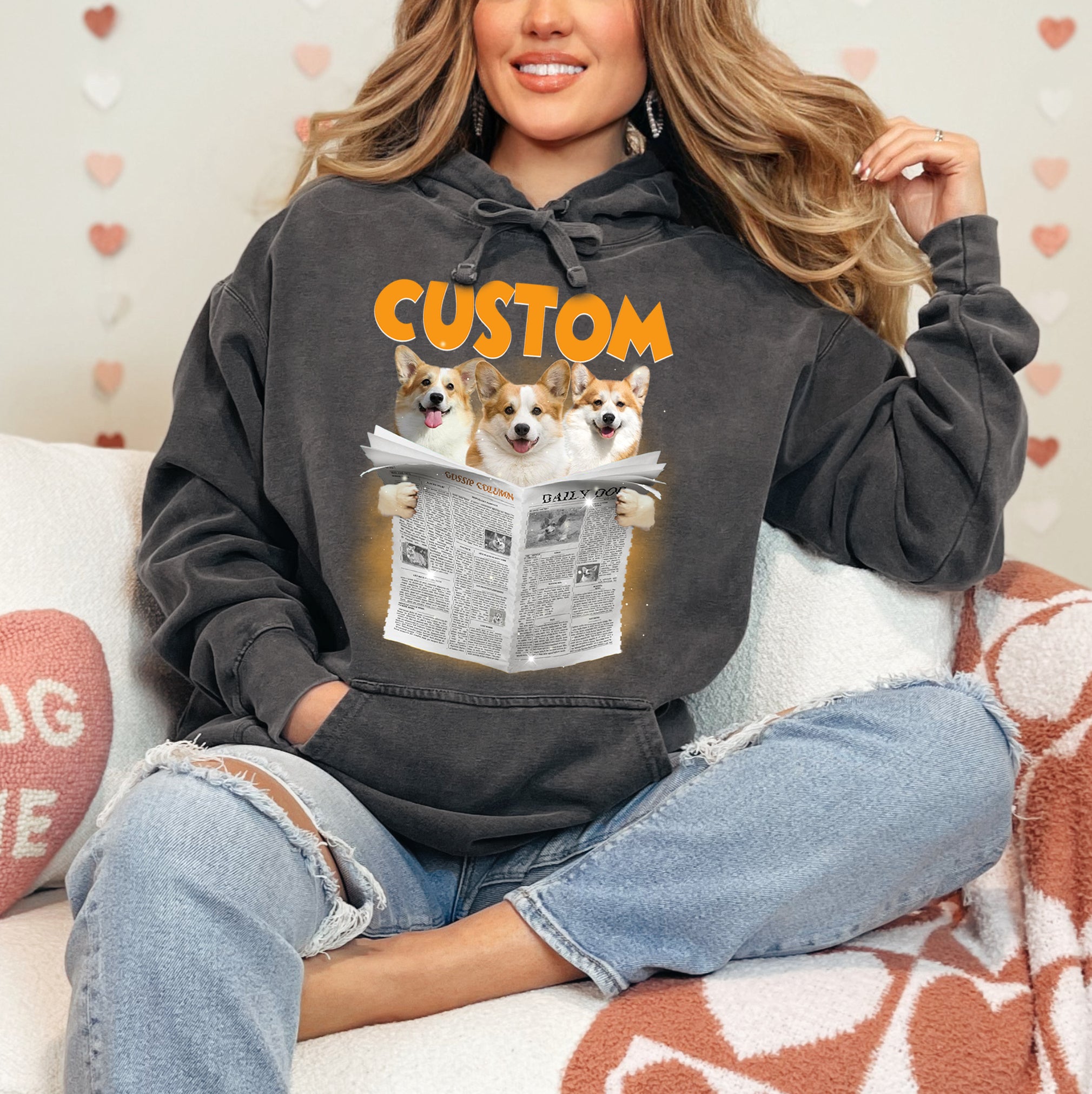 Funny Dog Shirt – Custom Dog Face Graphic Tee