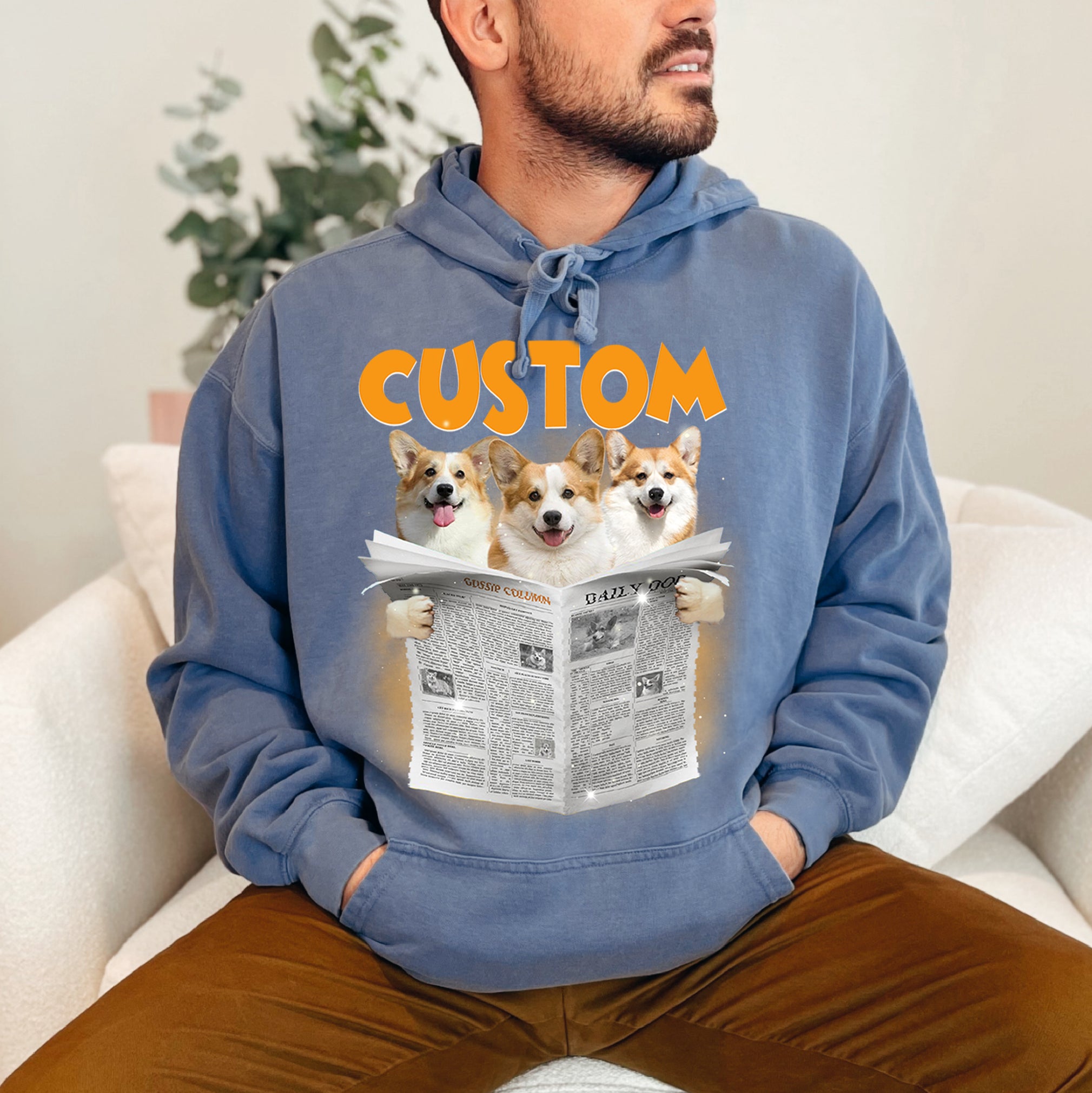 Funny Dog Shirt – Custom Dog Face Graphic Tee