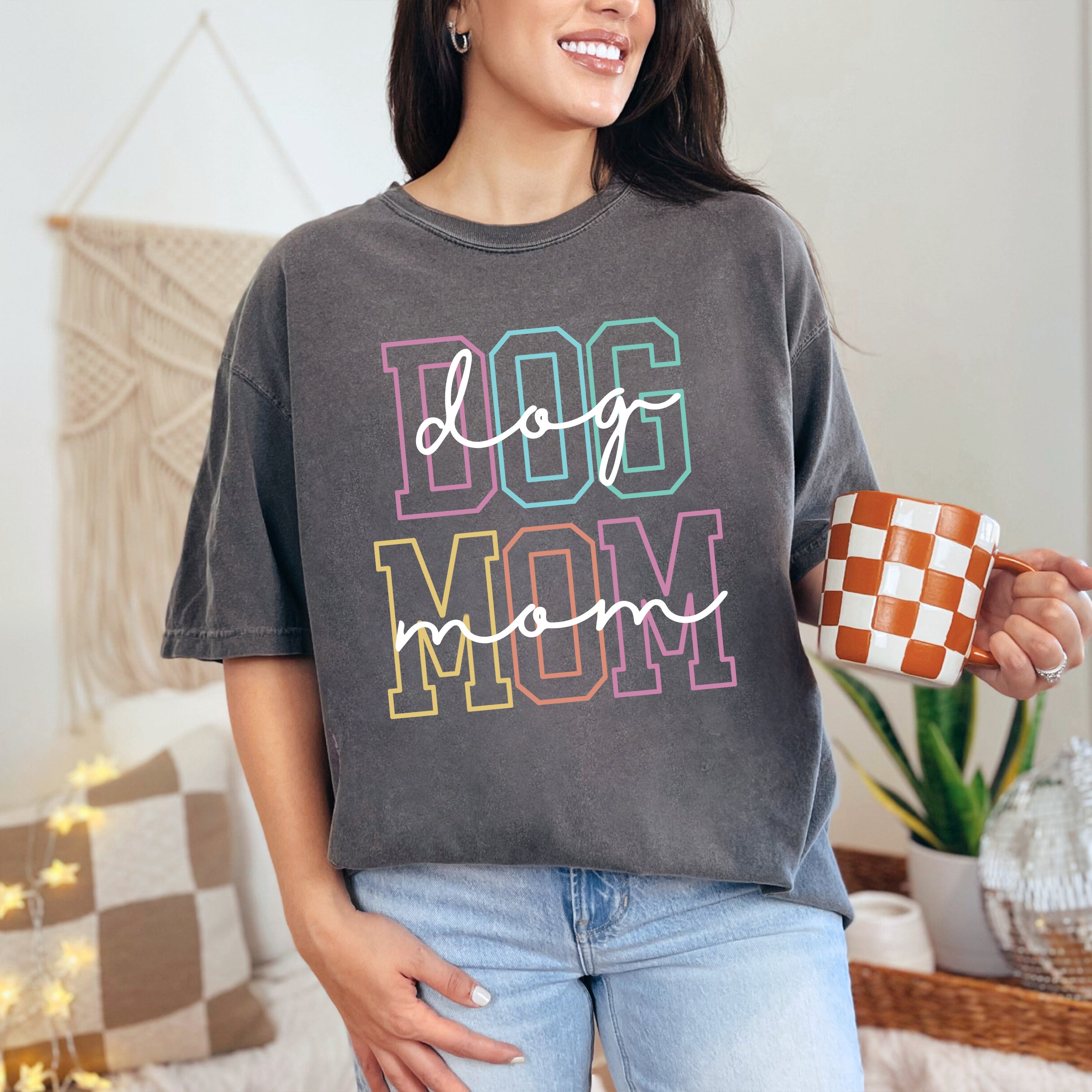 Comfort Colors Dog Mom Shirt, Gift For Dog Mom,  Dog Lover Shirt, Fur Mama