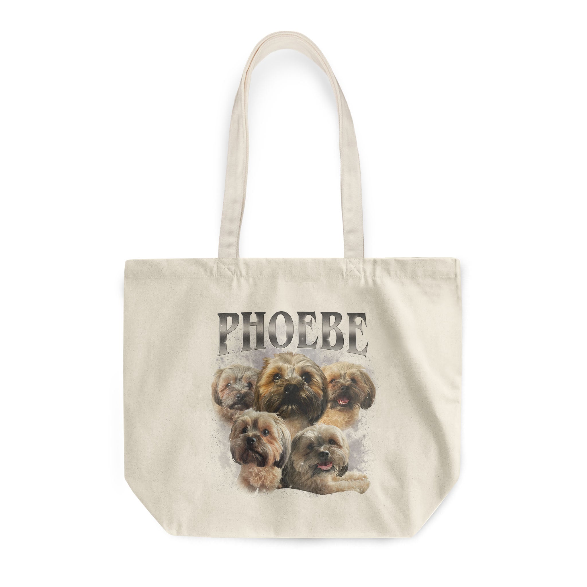 Limited Edition Retro Vintage Custom Rounded Canvas Tote Bag