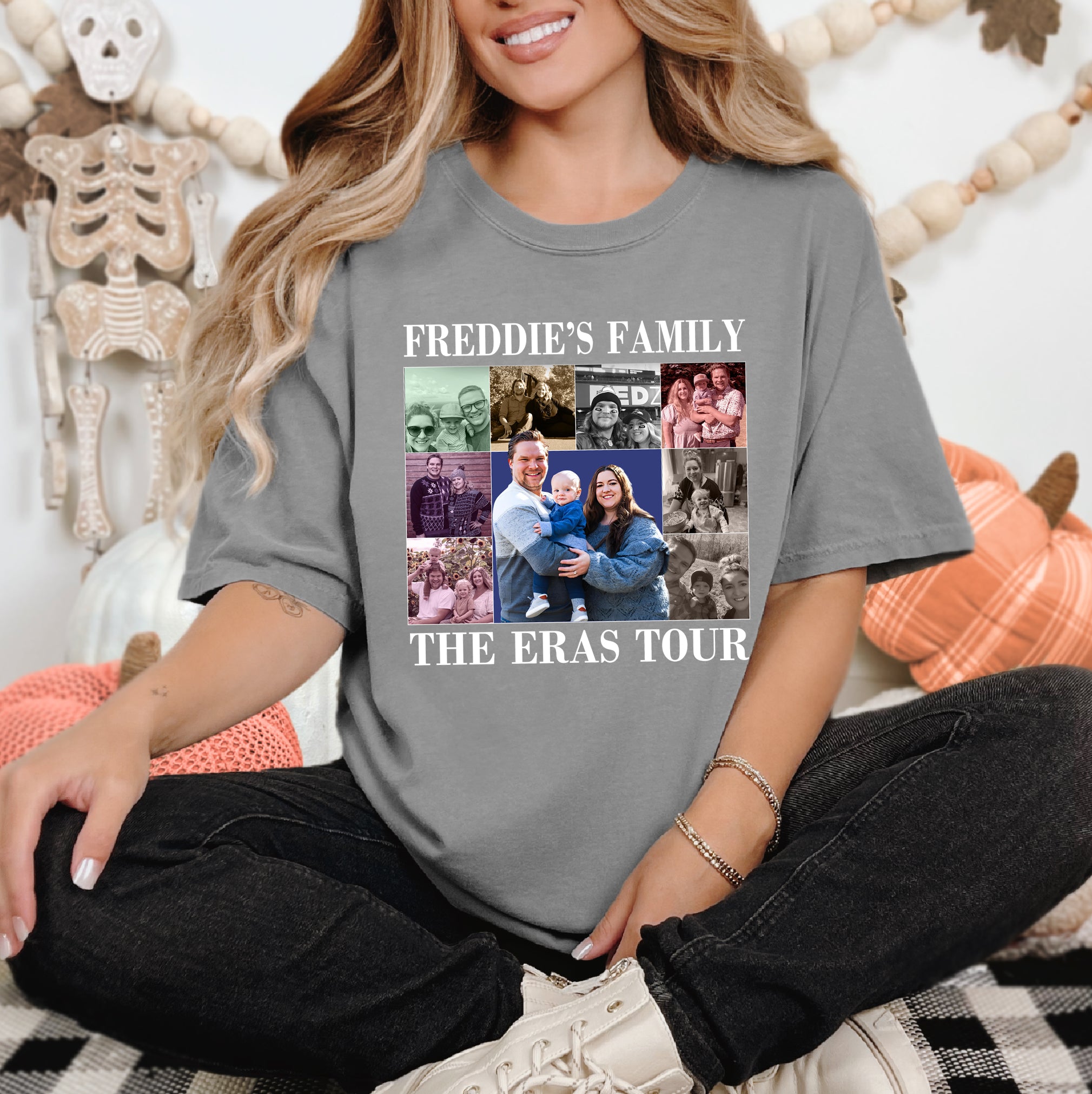 Custom Family Photo Shirt – Custom Vintage Style Eras Tour Shirt