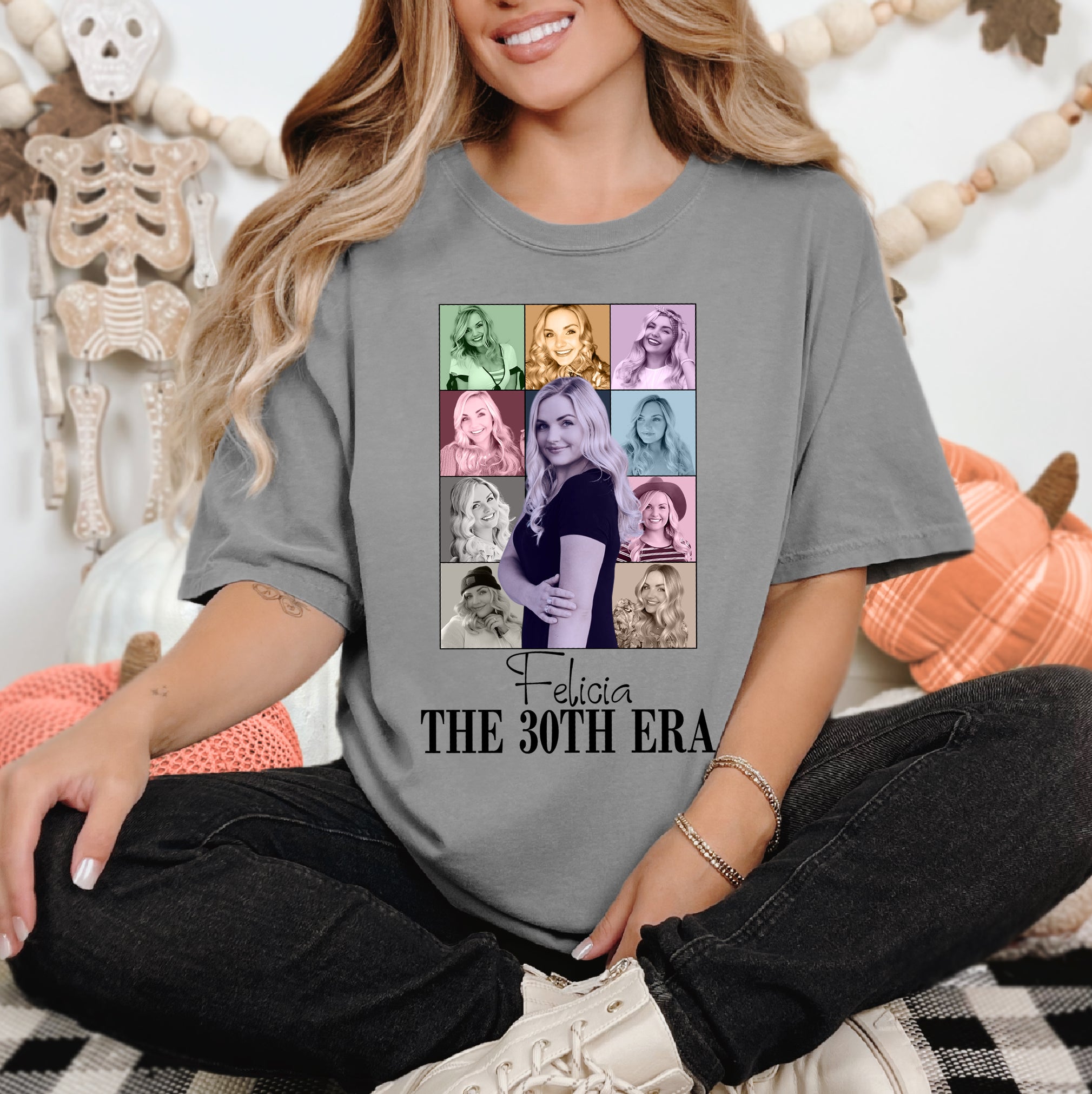 Custom Concert T Shirts – Eras-Inspired Photo Collage Tee