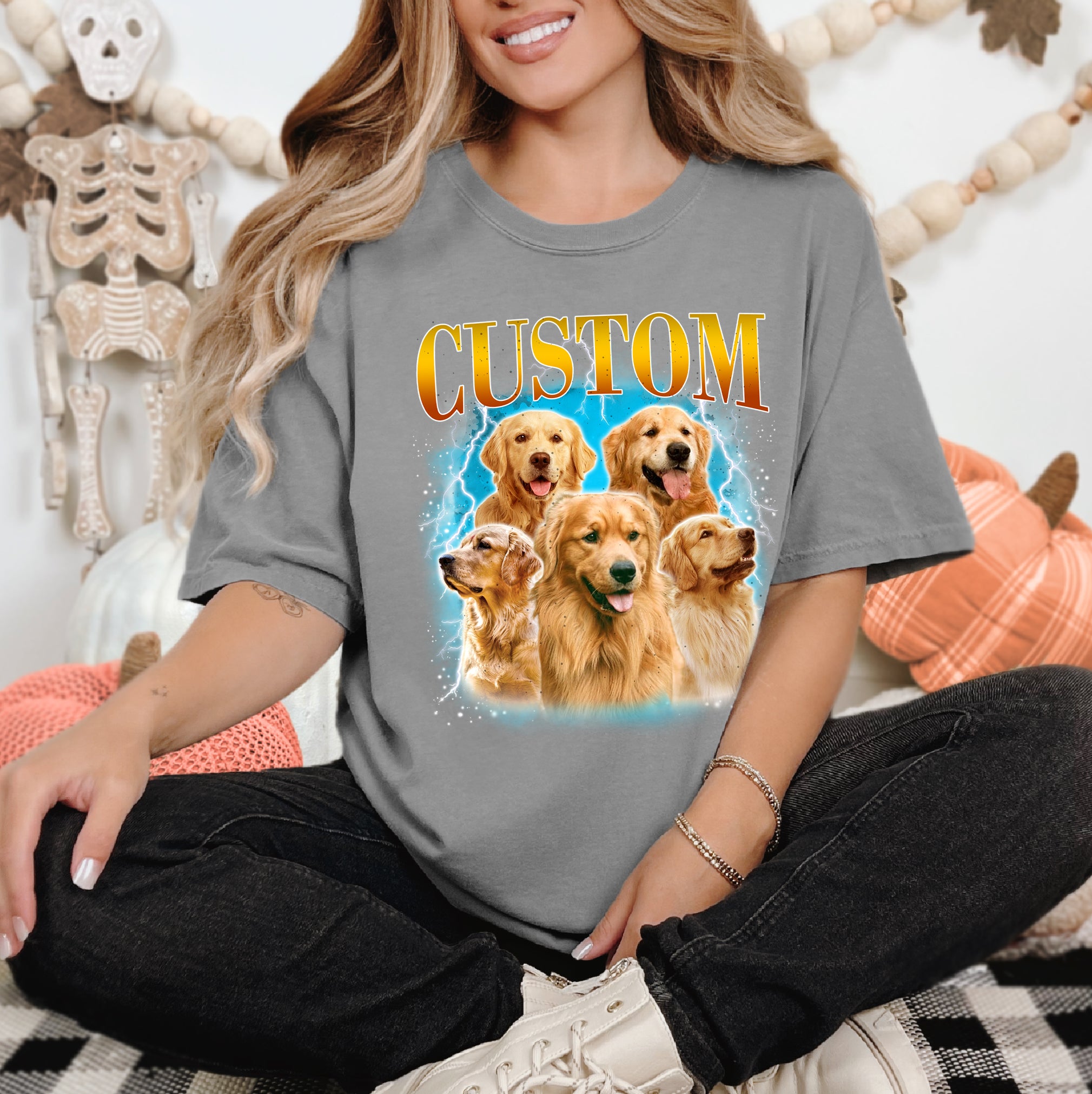 Custom Cat Mom Shirt – Personalized Pet Photo Tee