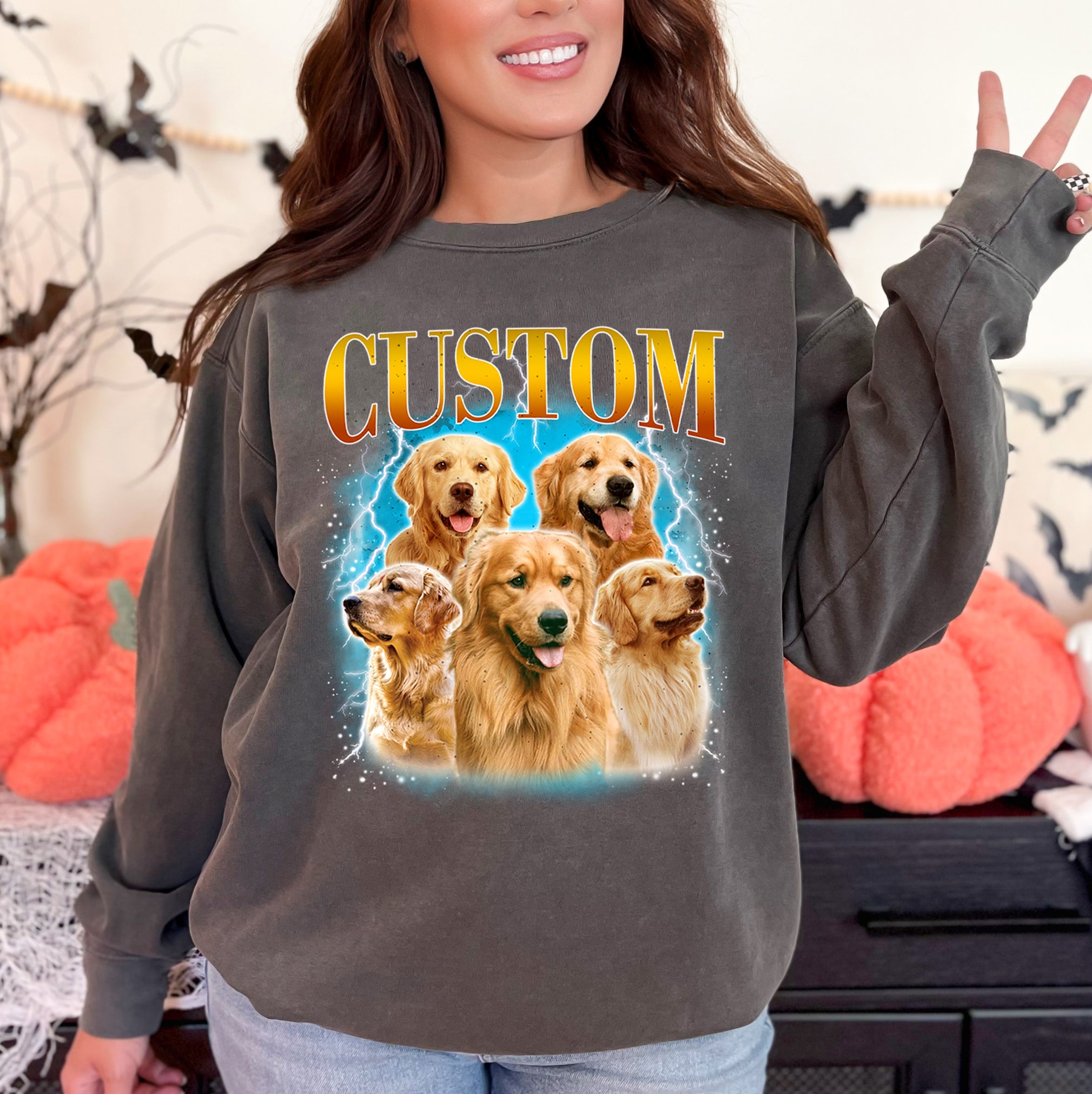 Custom Cat Mom Shirt – Personalized Pet Photo Tee