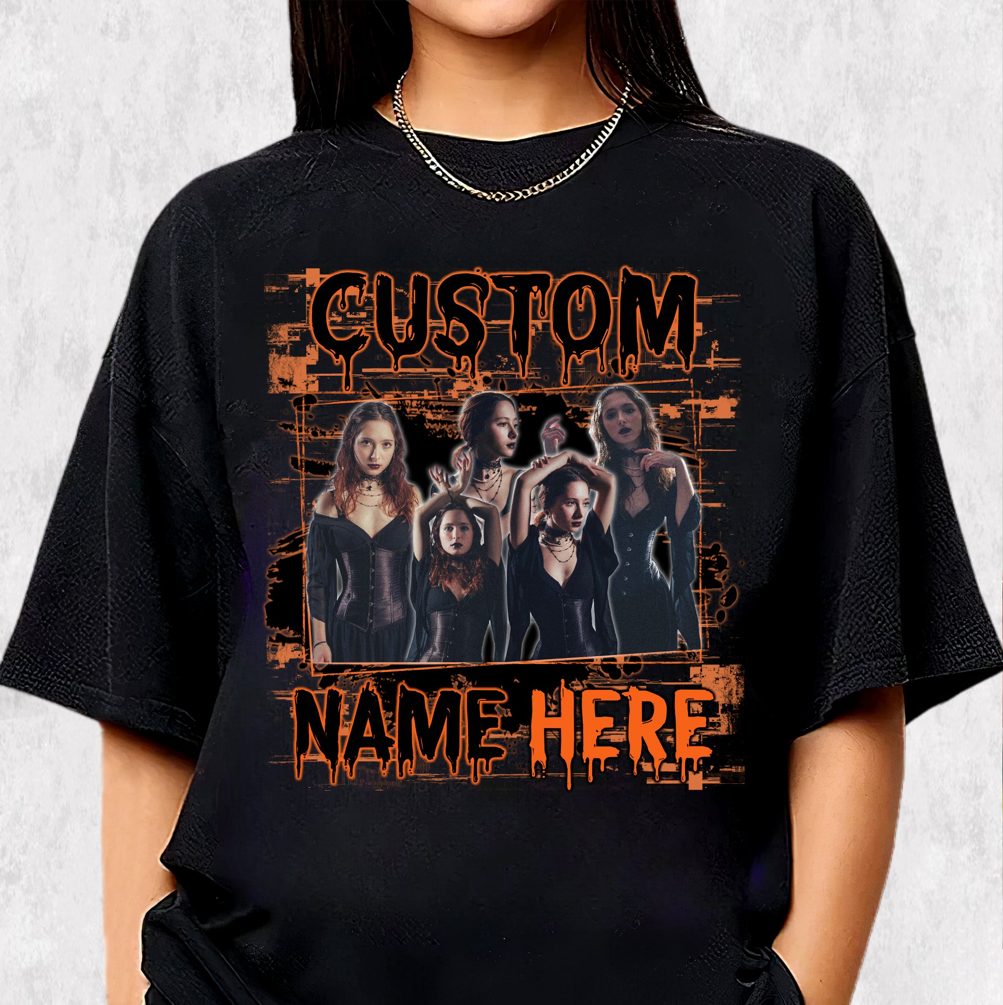 Haunted Souls Comfort Colors Tee – A Spooky Custom Halloween Shirt