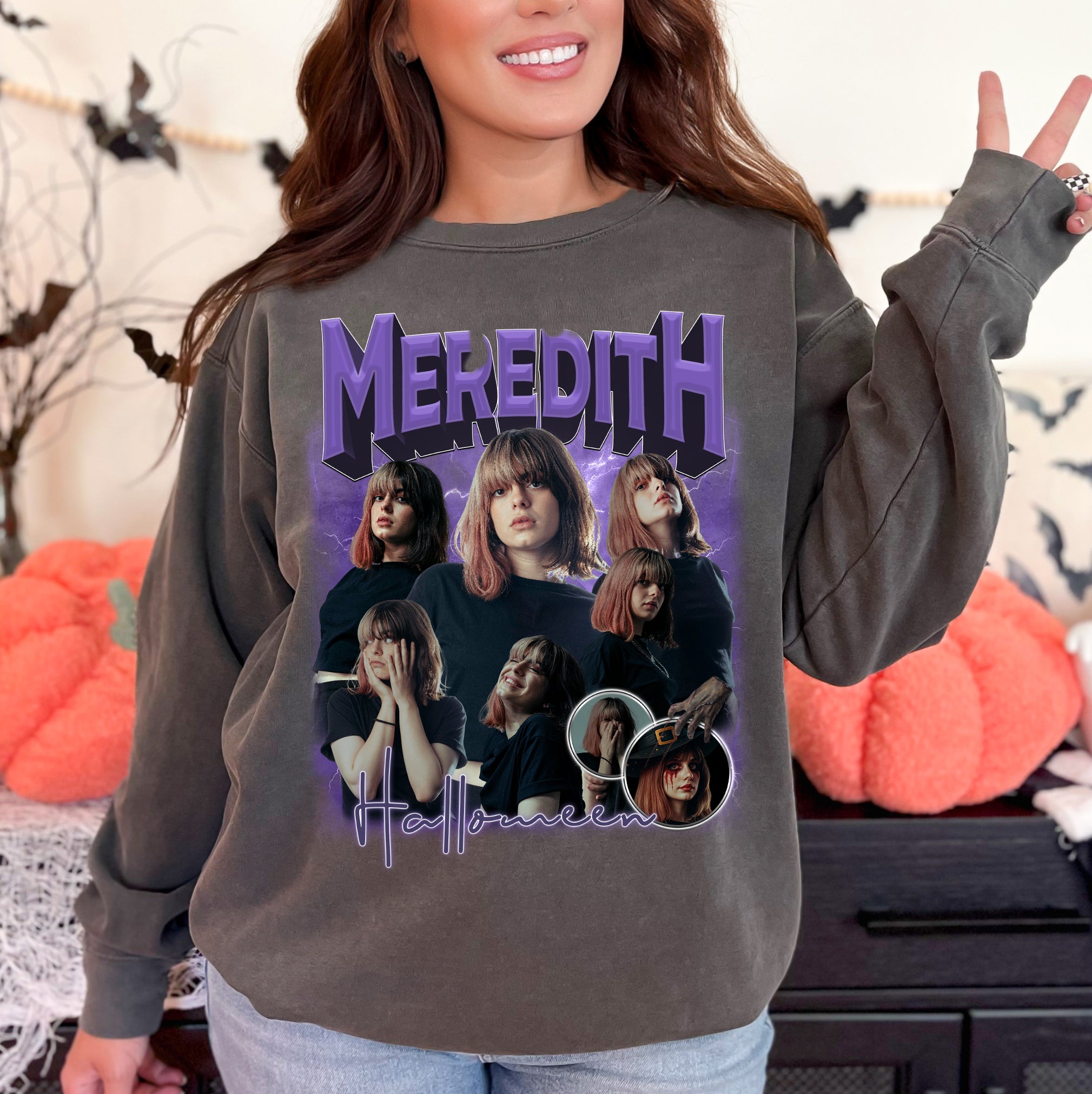 Personalized Halloween Graphic Tee – Comfort Colors Vintage Style